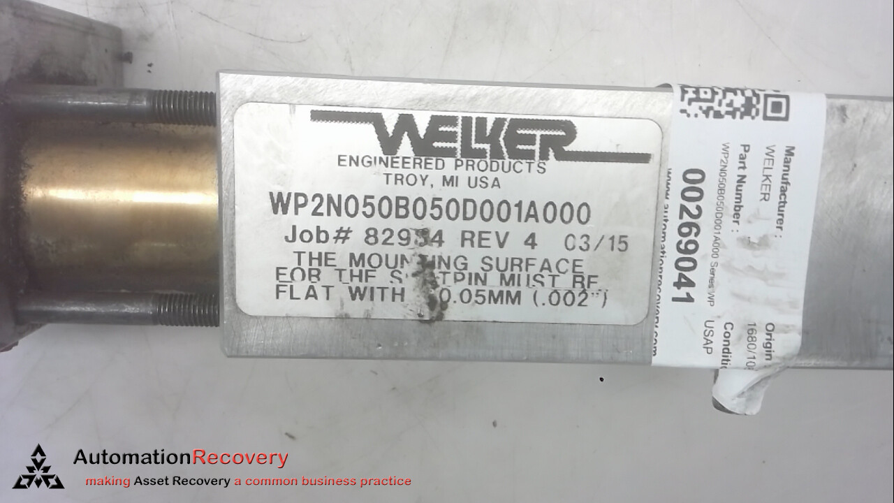 WELKER WP2N050B050D001A000 SERIES WP, #269041