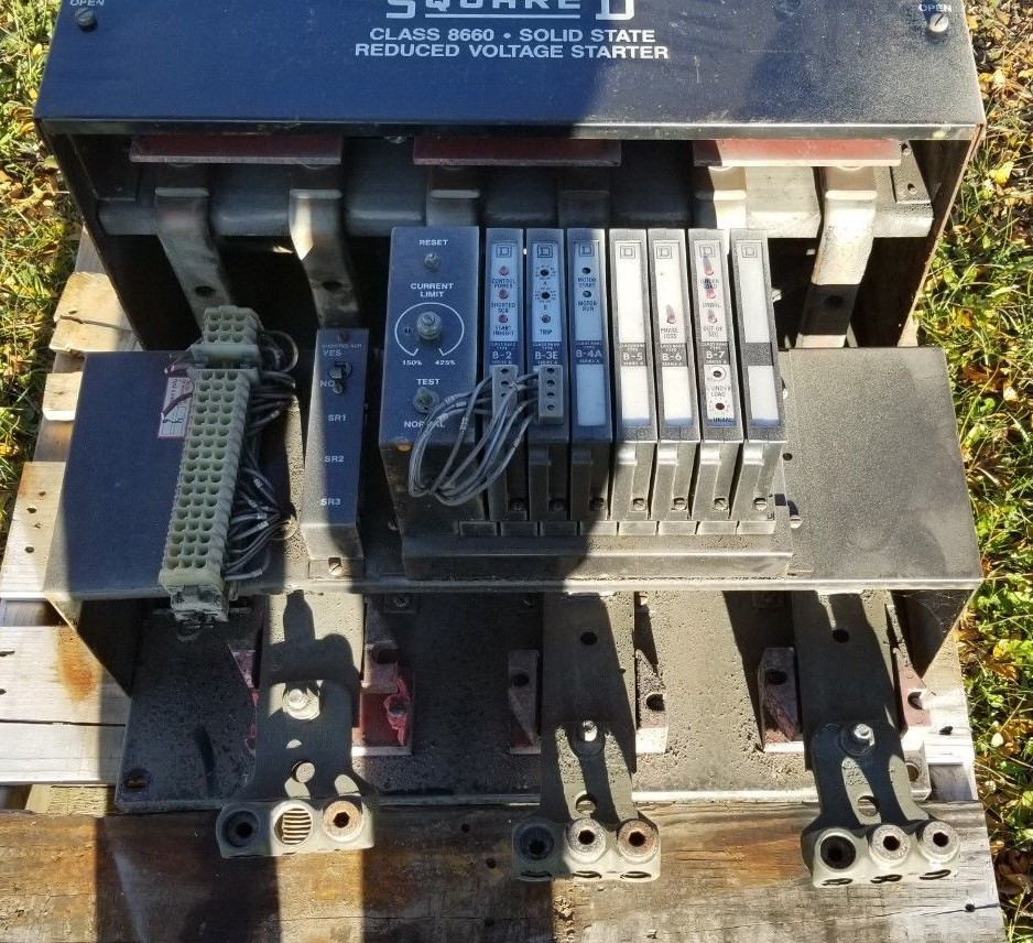 250 HP SQUARE D CLASS 8660 SOLID STATE REDUCED VOLTAGE MOTOR STARTER