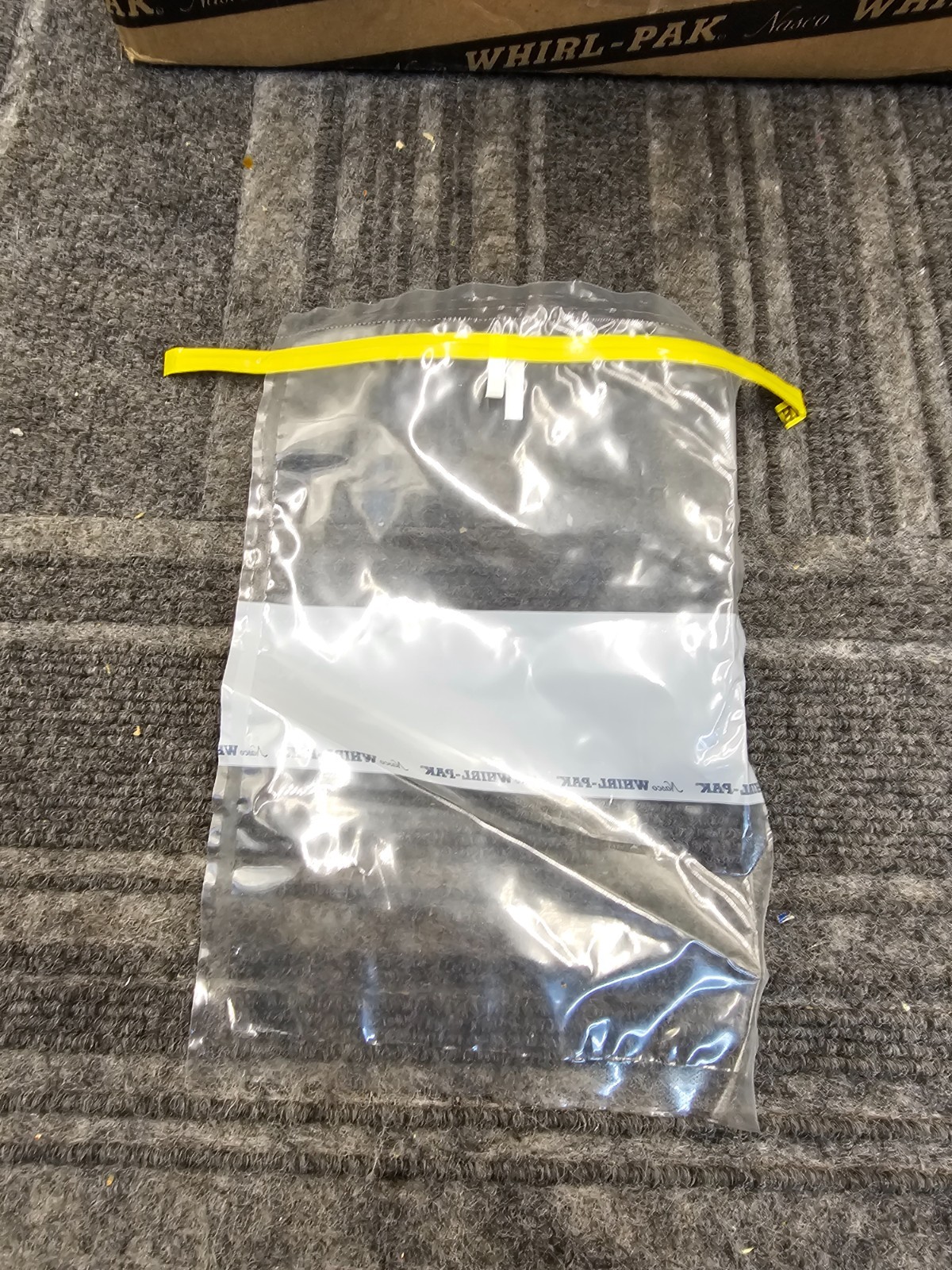 (QTY 500) Whirl-Pak B01297 Sampling Bag Polyethylene 24 Oz. 3 mil Thick