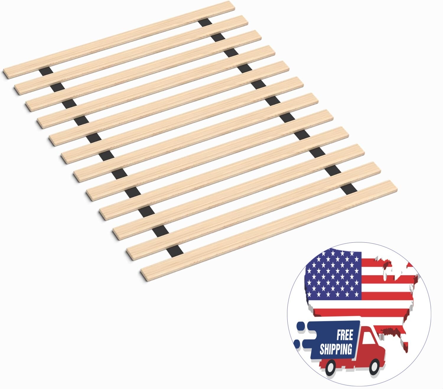 Listones/tabla para litera con soporte de colchón horizontal de 0,68″ NUEVO US