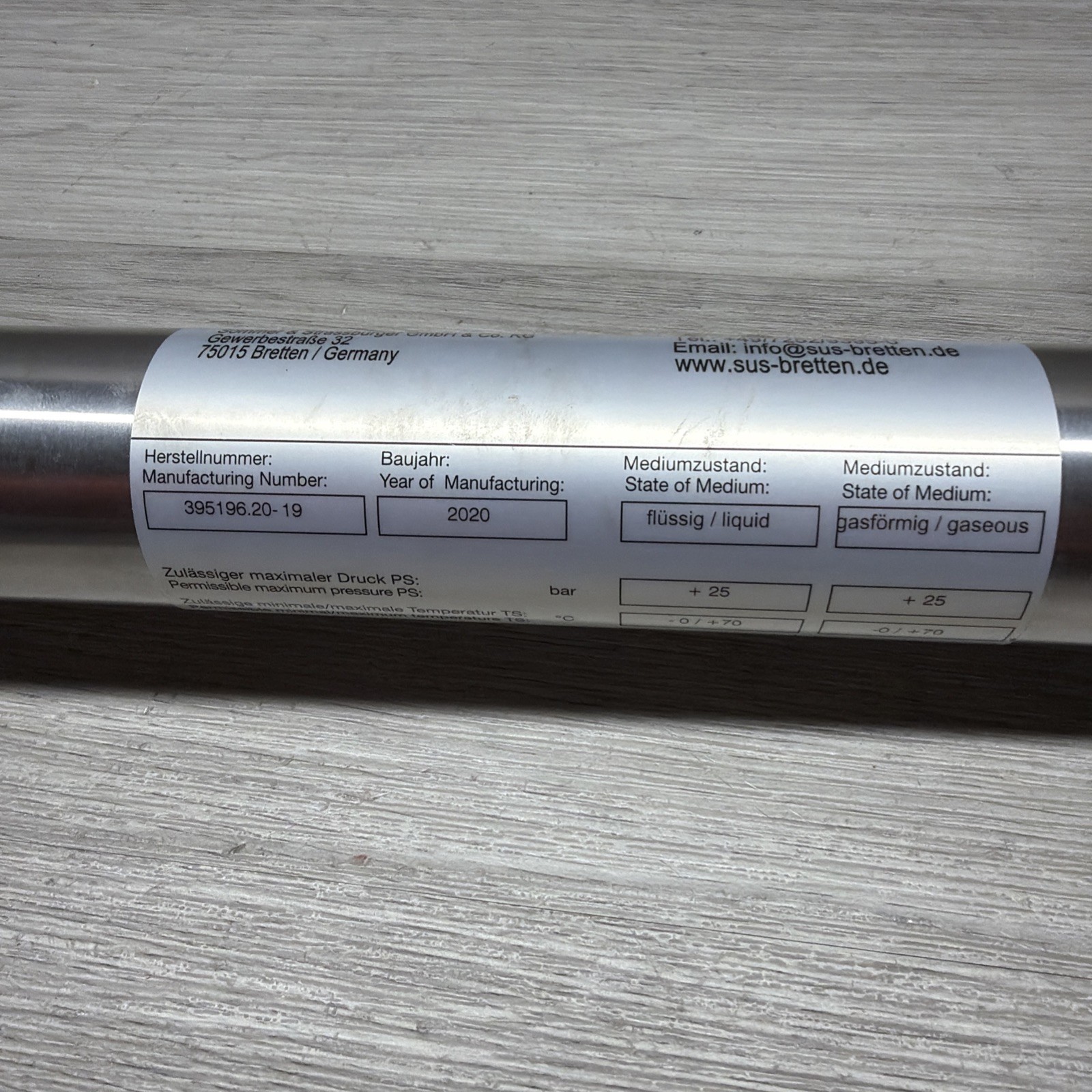 Sepuran Noble 395196.20-19 EVONIK CO2 Separator, New
