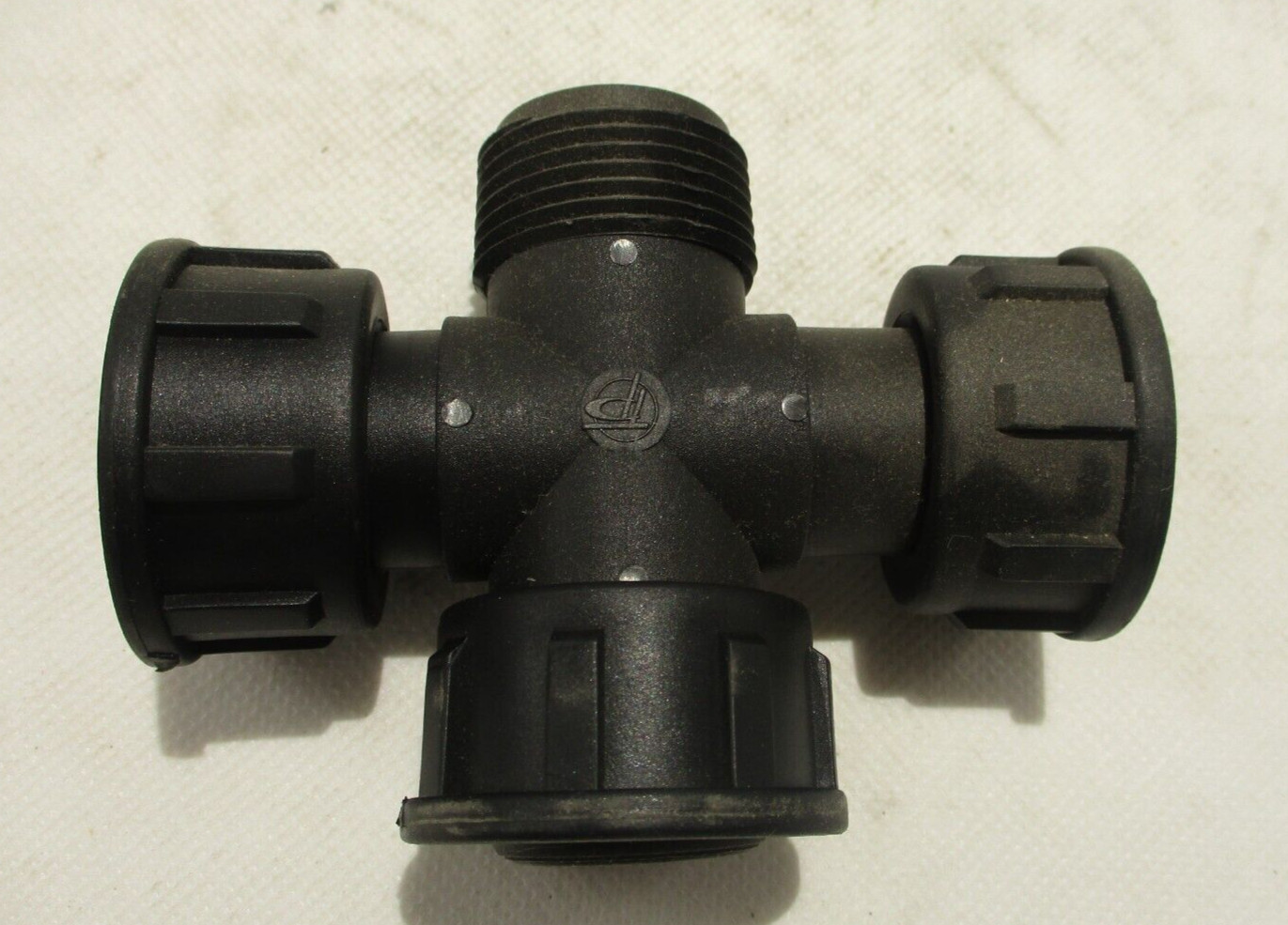 NEW DIG 1″ INCH 1″F x 1″F x 1″F x 1″M SWIVEL CROSS 4-WAY POLYPROPYLENE