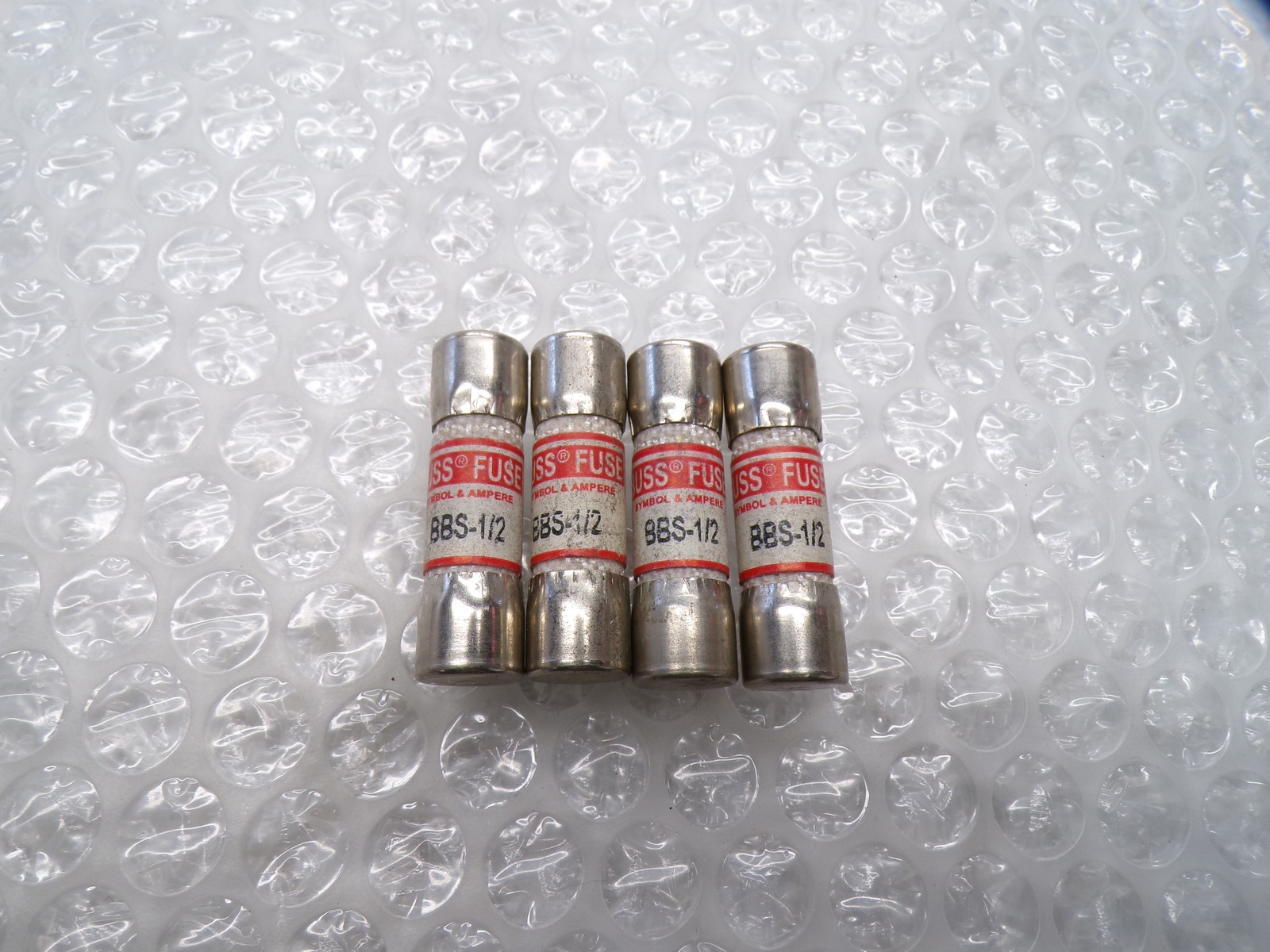 BUSSMANN BBS-1/2 FUSE LOT OF 4 NSNP