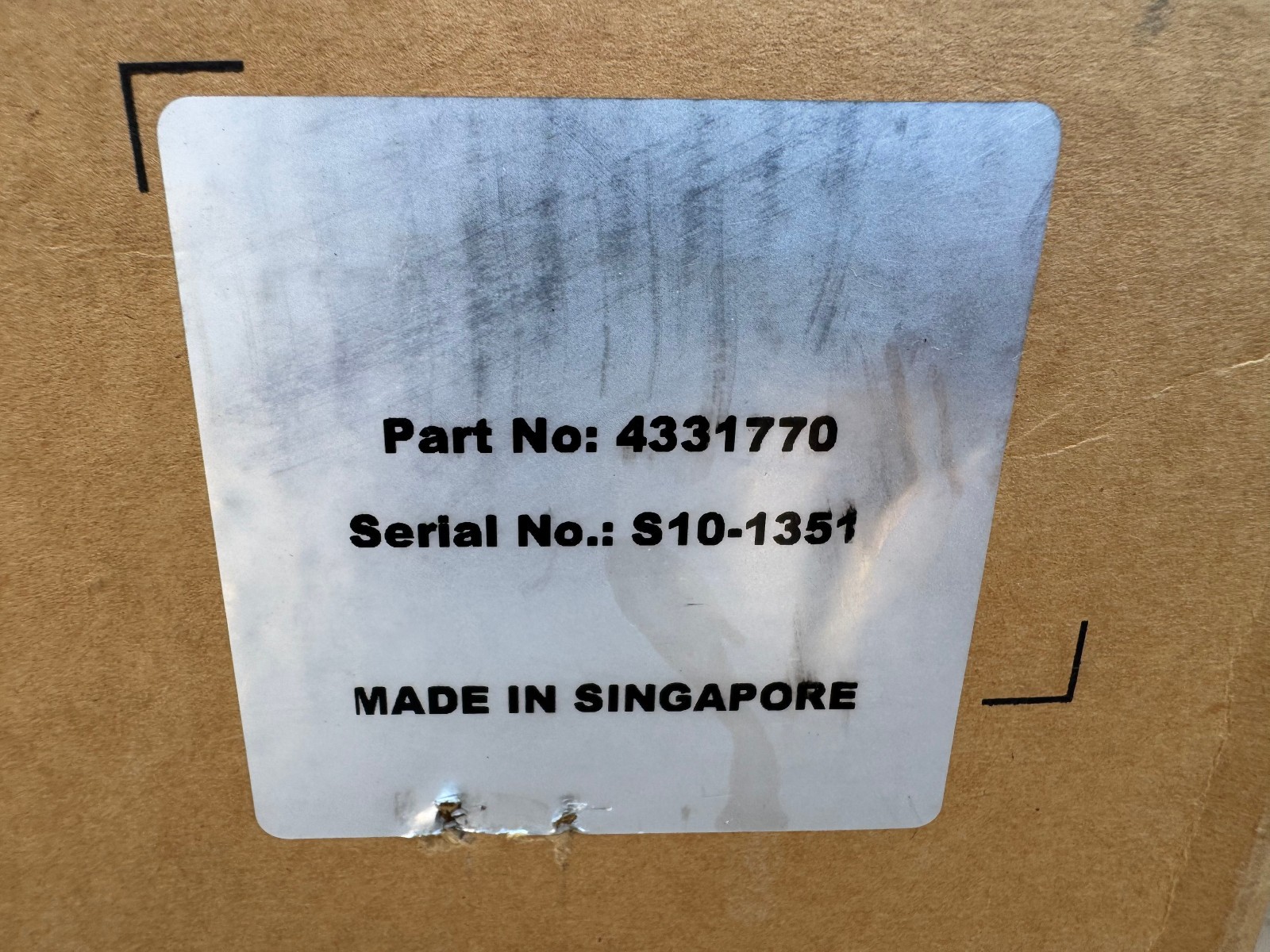 Applied Biosystems Micro Fluidic Card Stacker Sealer Model 4331770