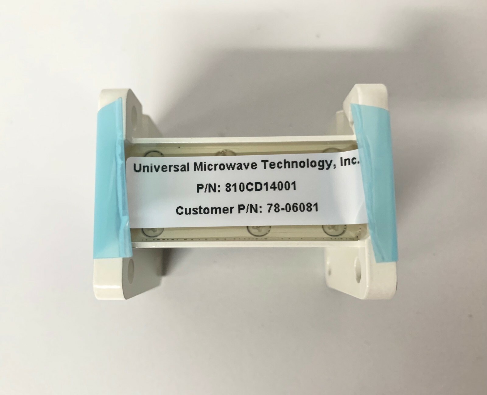 CPI Waveguide Filter Ku-Band Rx Reject Metric Flange 15-42071-000 127280-2