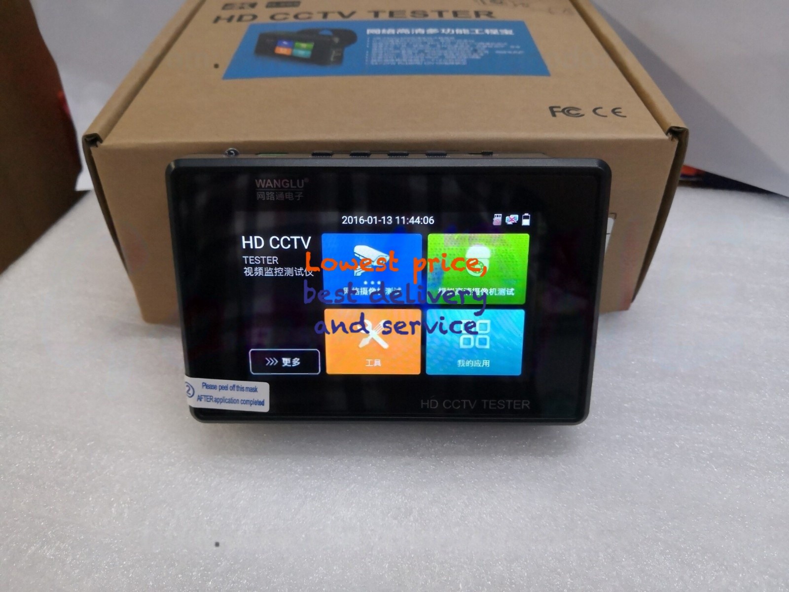 1PC NEW IPC-1800ADH PLUS 4″ Touch Screen CVI TVI AHD CVBS 8MP IP HD CCTV Tester