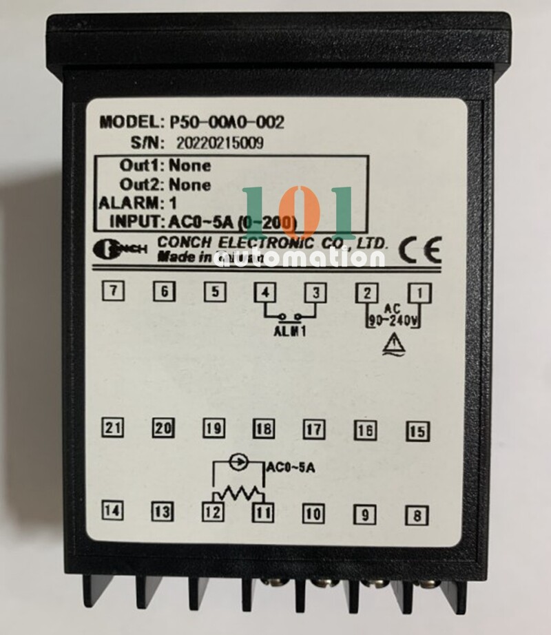 1PCS New For CONCH P50-00A0-002 Temperature control meter P5000A0002