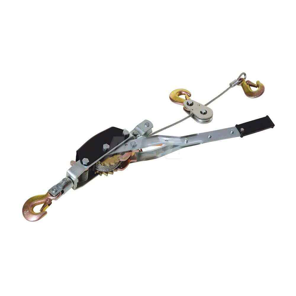 Vestil CABLE-P4 Manual Puller Hoist: 10′ Max Lift Made from Wire Rope