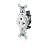 Leviton 5801-W 20A 125V Grounding Receptacle – White