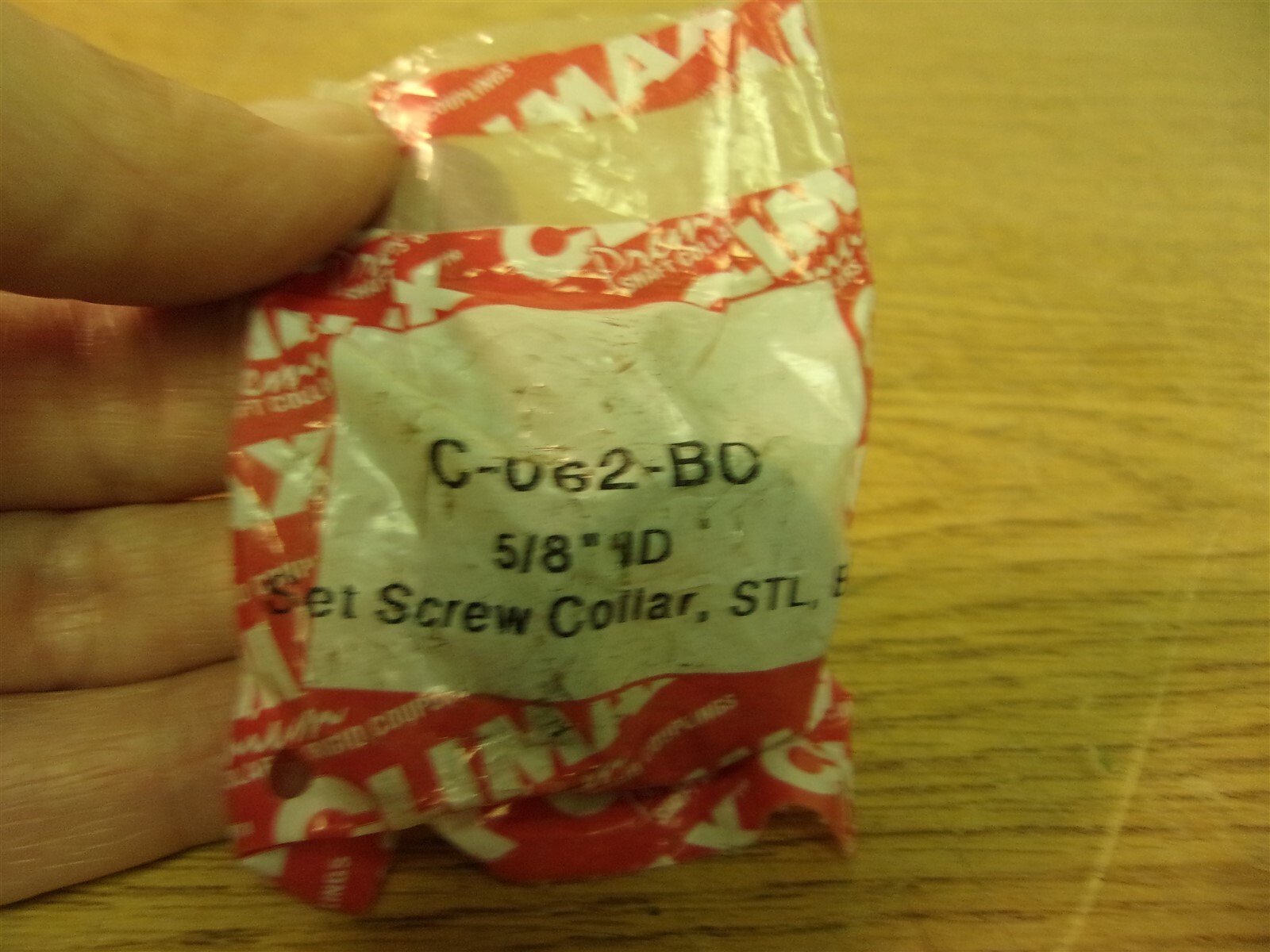 NEW Climax C-062-BO 5/8″ ID Set Screw Shaft Collar *FREE SHIPPING*