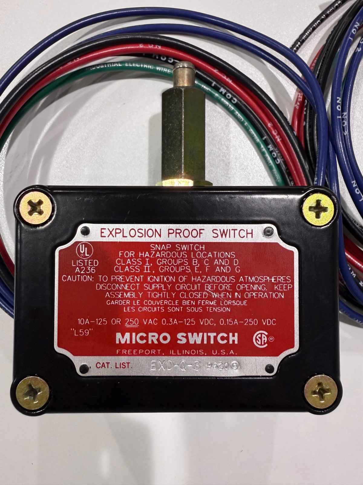 Honeywell Micro Switch PK 8800 8 ~ EXDQ3 Explosion Proof Limit Switch