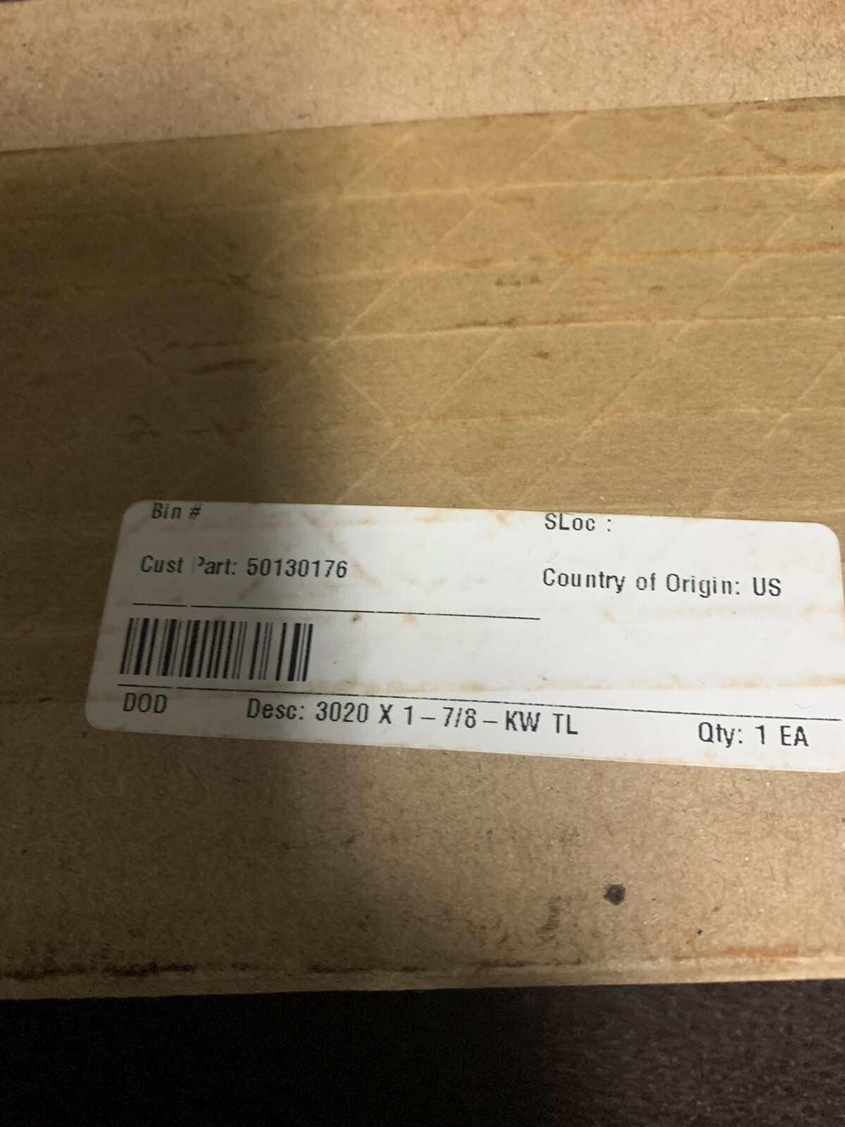Dodge 117116 Taper-Lock Bushing W/KW 3020 1-7/8