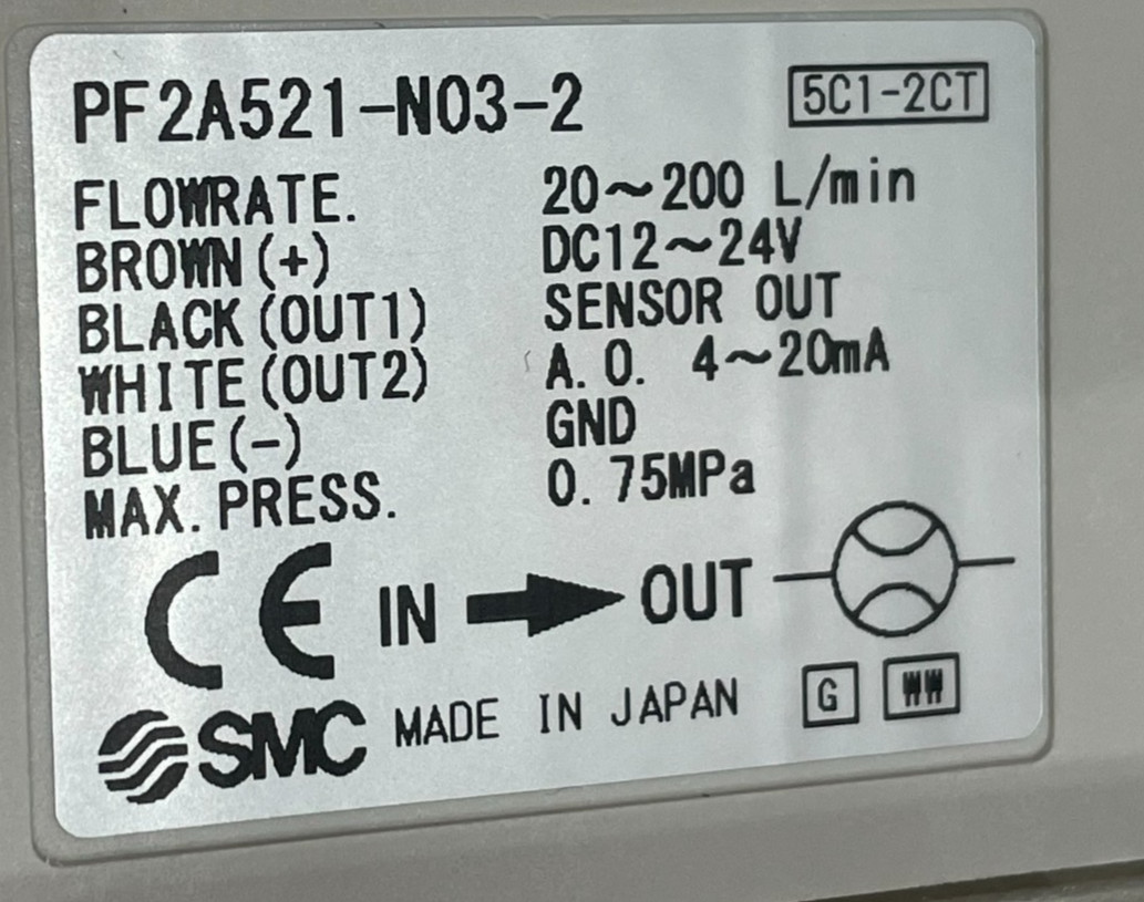 NEW SMC PF2A521-N03-2 FLOW SWITCH PF2A521N032