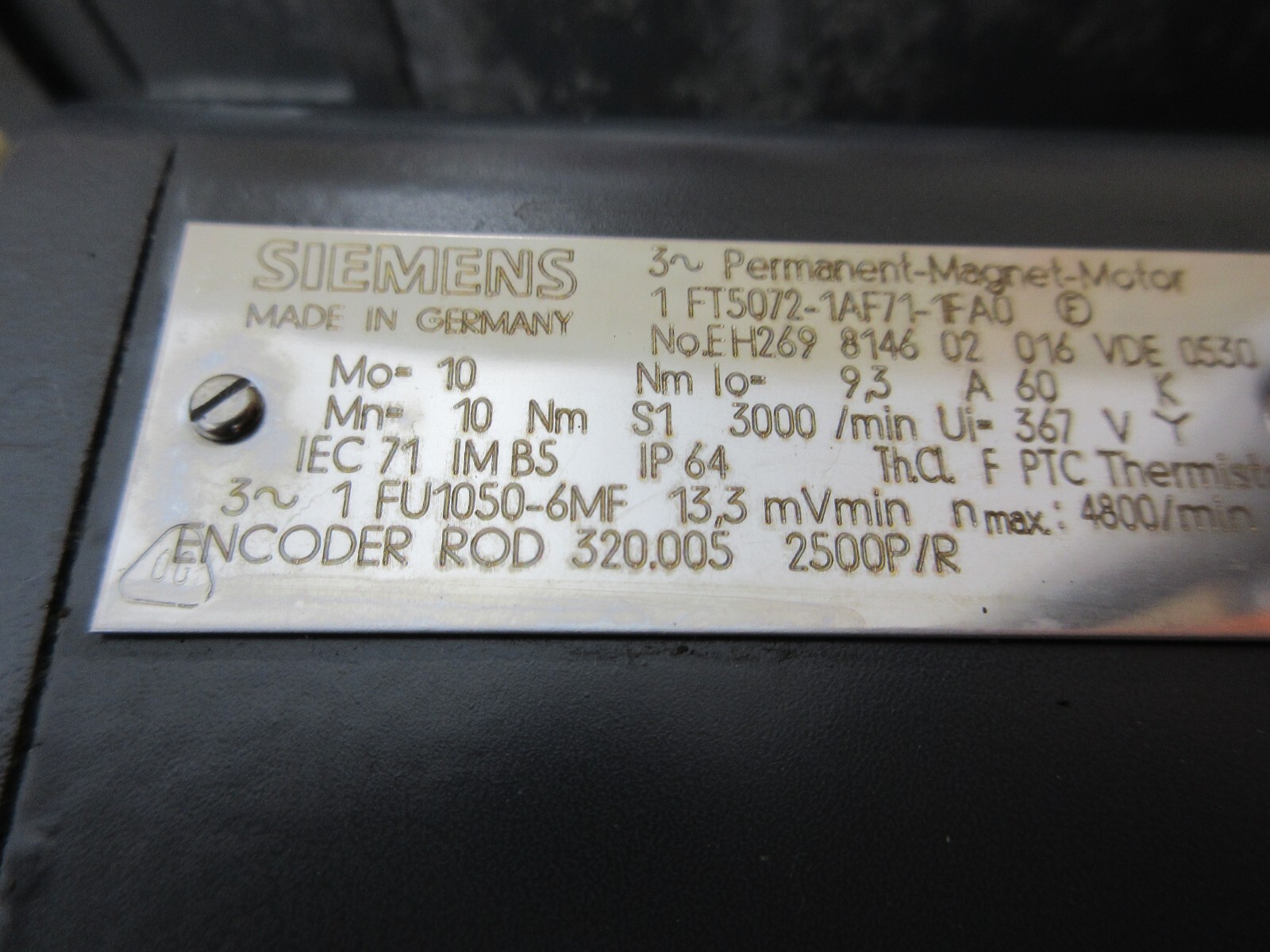 *SPECIAL* HEIDENHAIN ROTARY ENCODER ROD 320.005 2500 ROD 320.005 ONLY NO MOTOR
