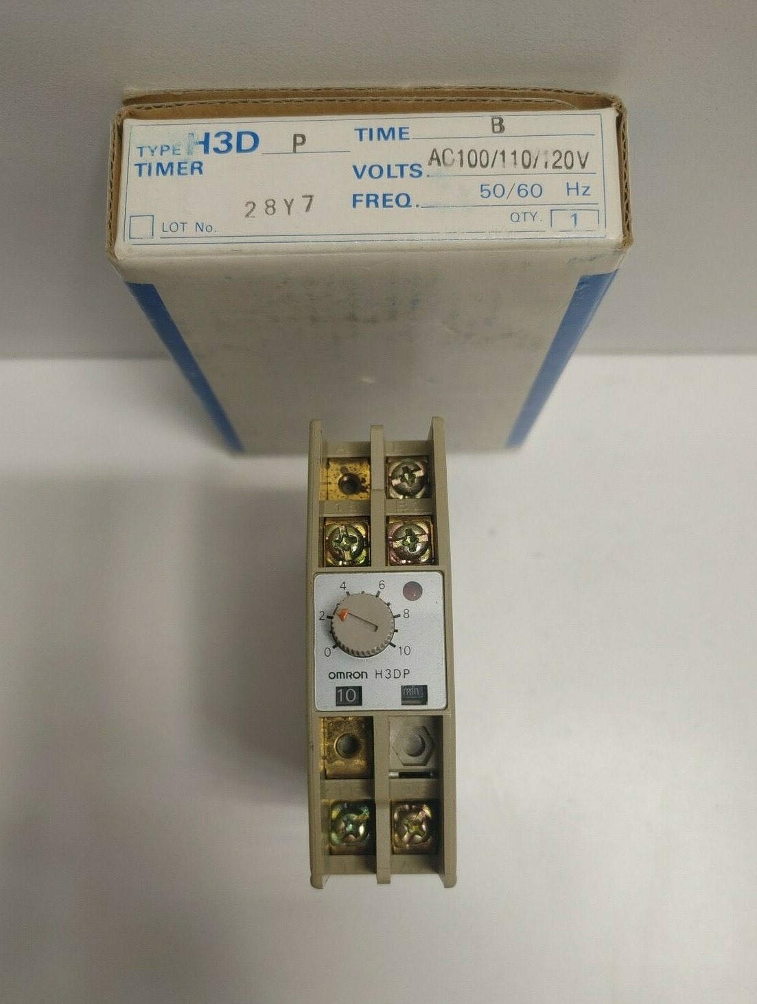 GUARANTEED! OMRON120V 1/10SEC 1/10MIN TIMER H3D-P-AC100/110/120V