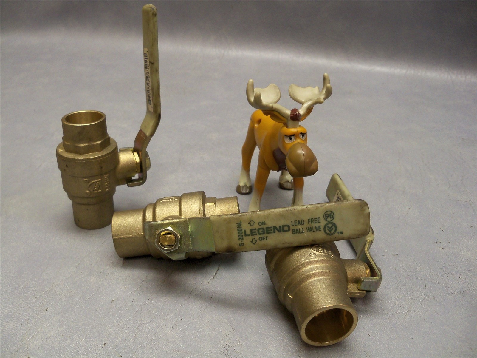 3/4 Full Port Ball Valve Legend Brass S-2000NL Lot of 3