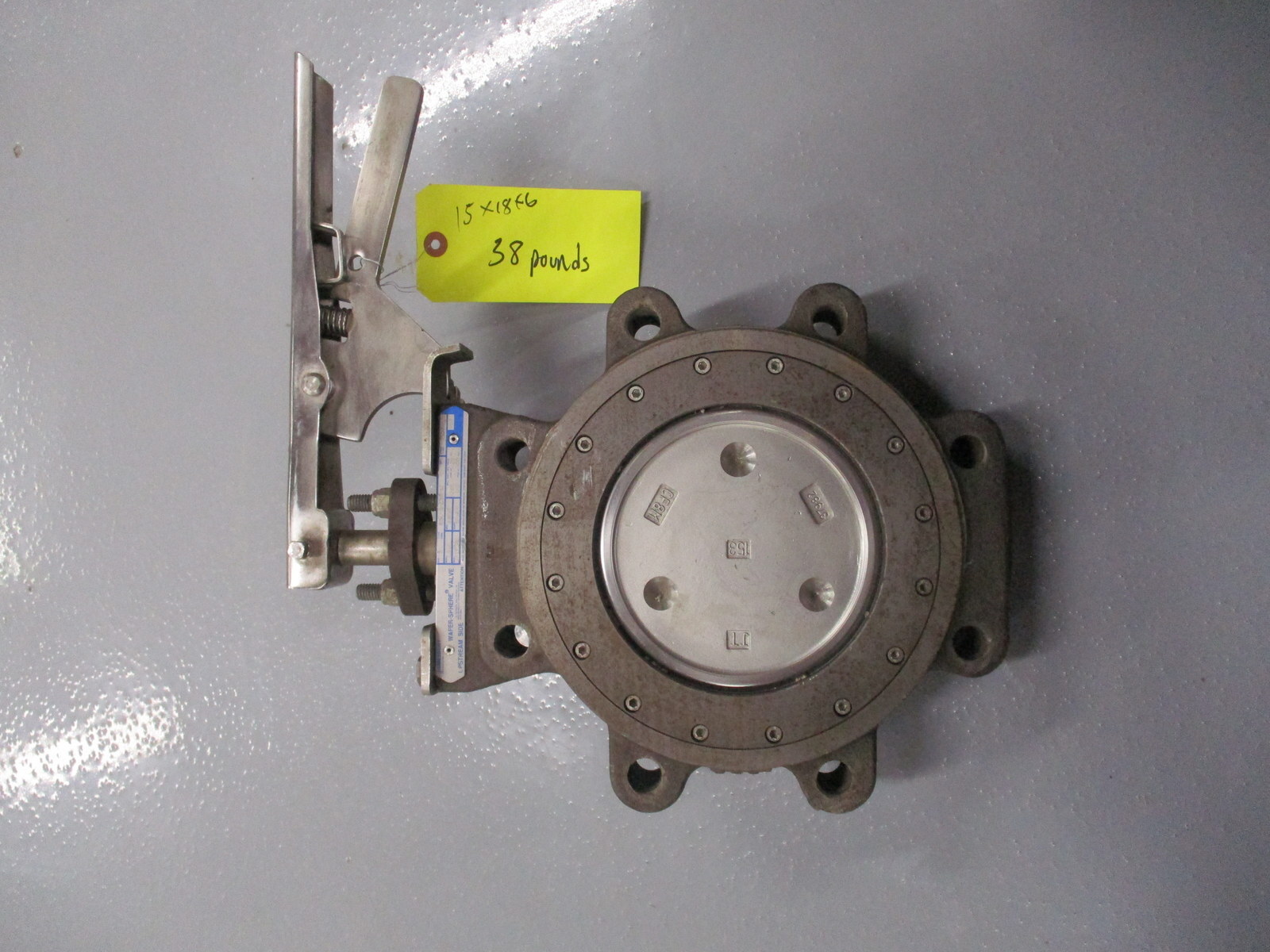 Jamesbury 6-815L-11-22HB-XZ Wafer-Sphere Valve 6″