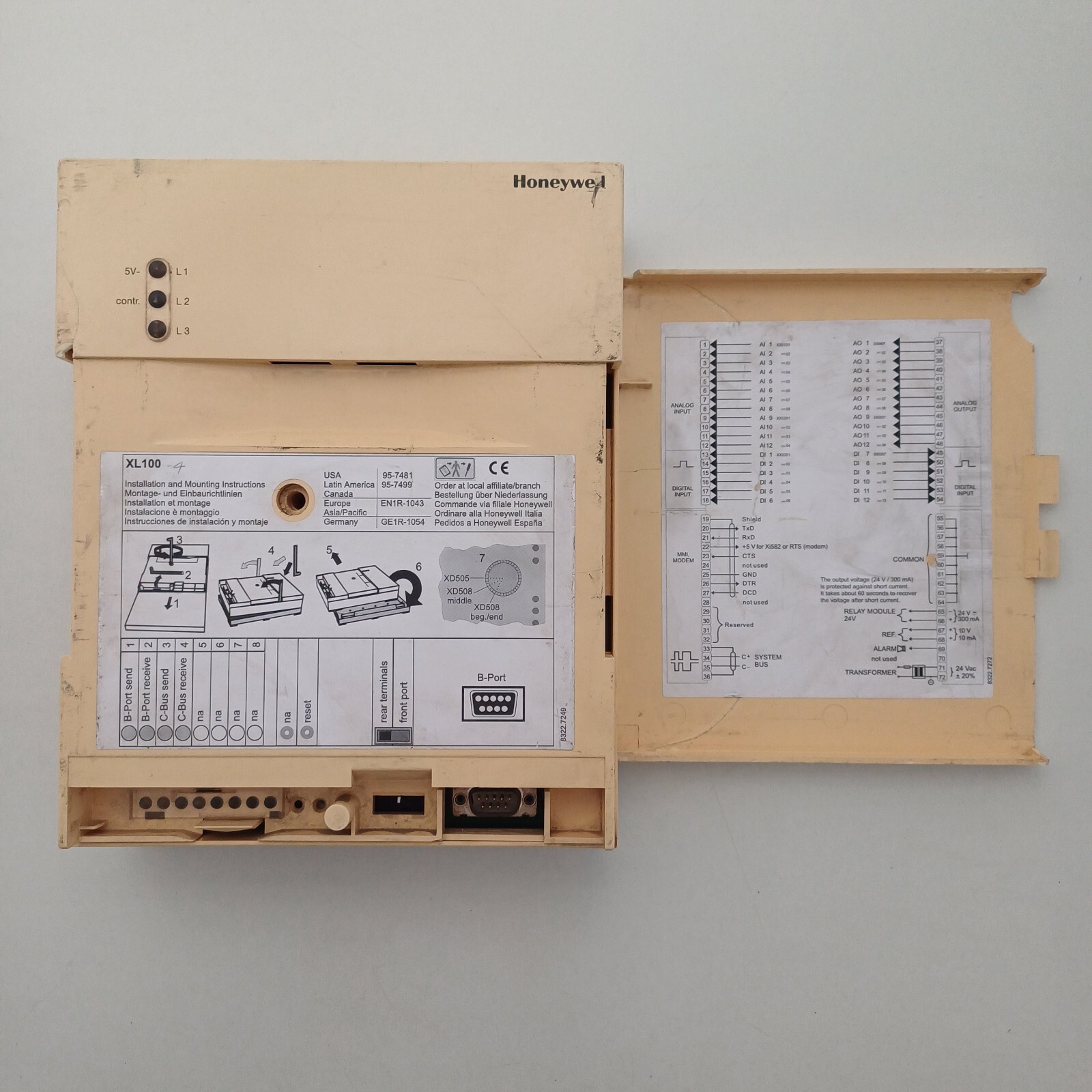 HONEYWELL XL100C EXCEL 100C WITH C-BUS & MODEM INTERFACE GERMANY