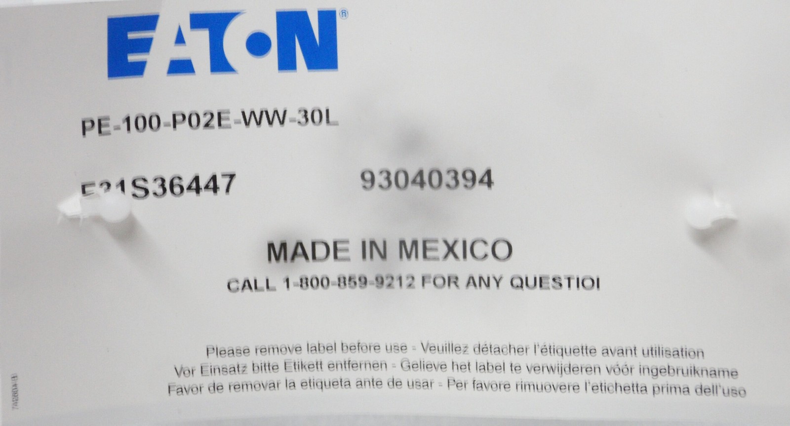 NEW LOT OF 3 EATON PE-100-P02E-WW-30L FILTER 7″ DIAMETER 30″ LENGTH *READ*