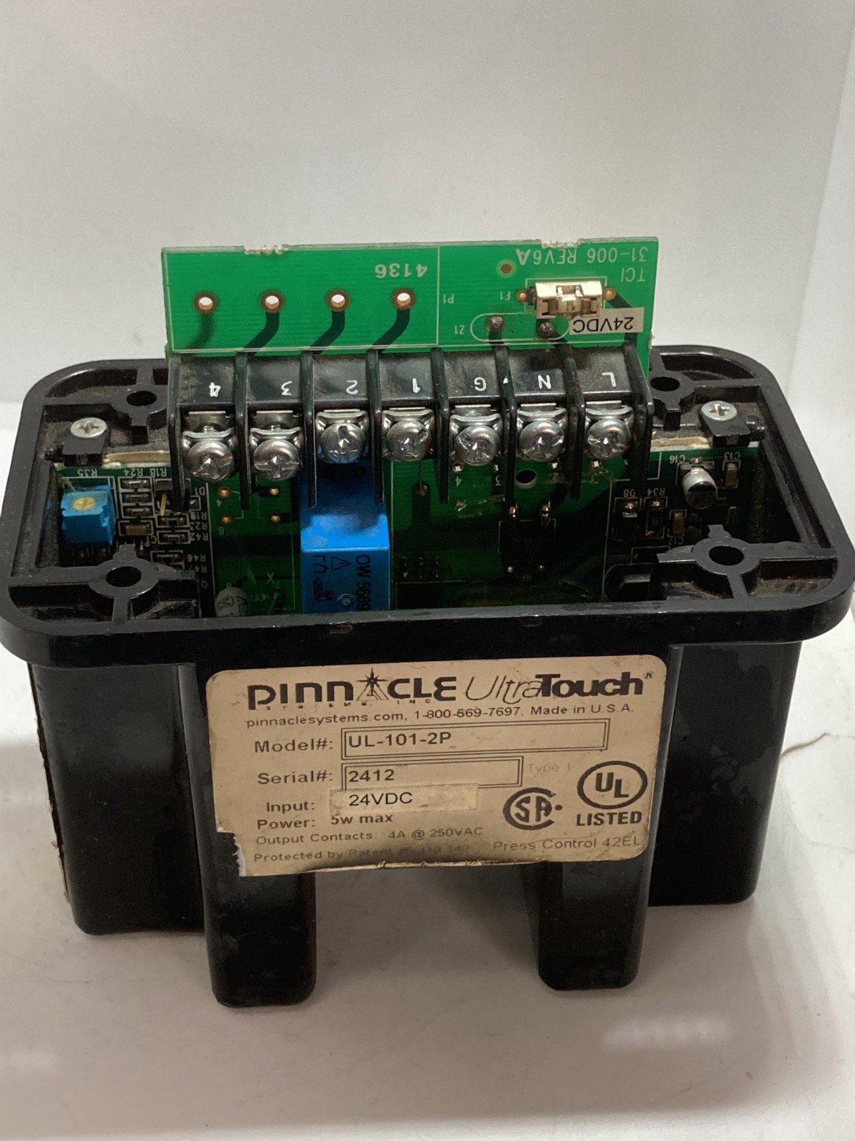 PINNACLE UL-101-2P ULTRA TOUCH RELAY 24VDC