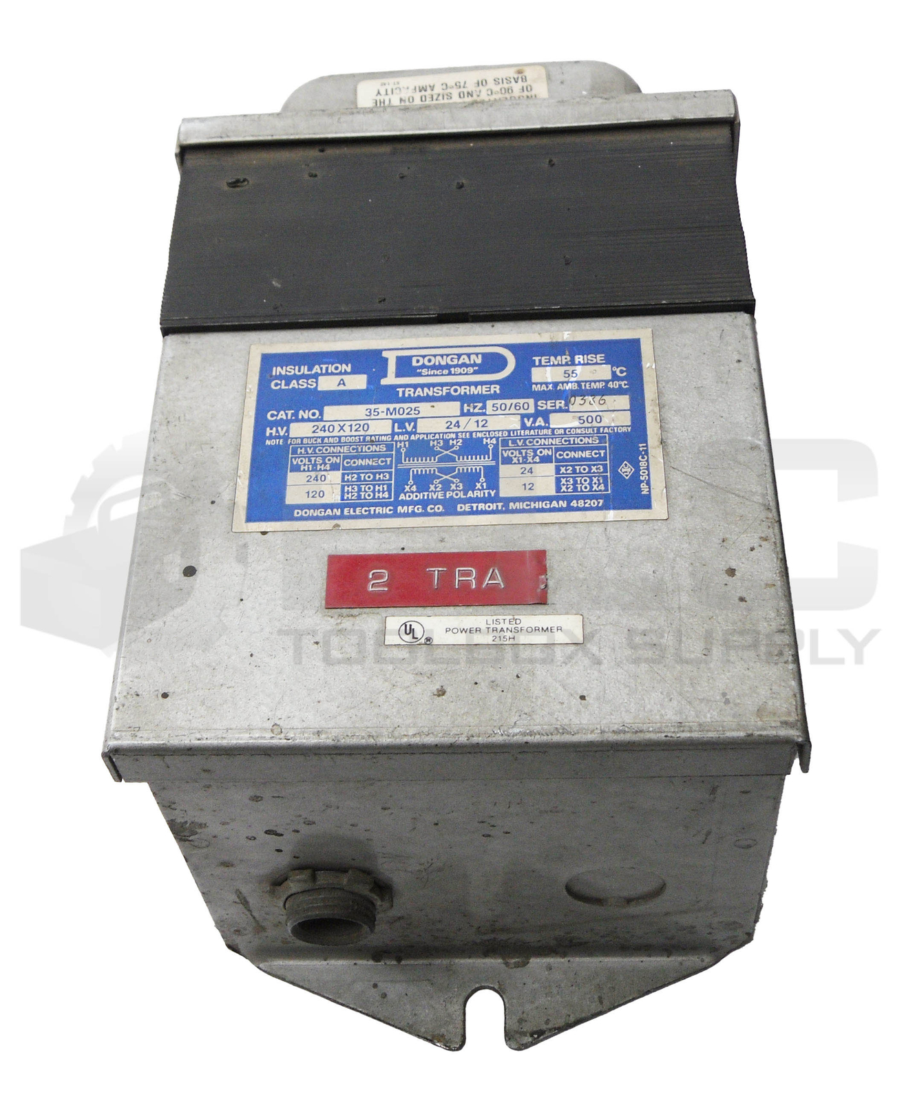 DONGAN 35-M025 TRANSFORMER 50/60HZ 120-240V
