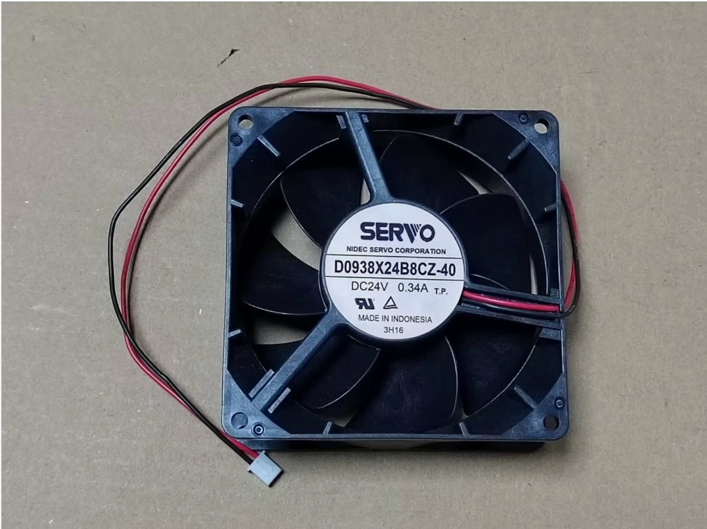 SERVO D0938X24B8CZ-40 DC 24V 0.34A 8.16W 9038 9CM 90mm Equipment fan