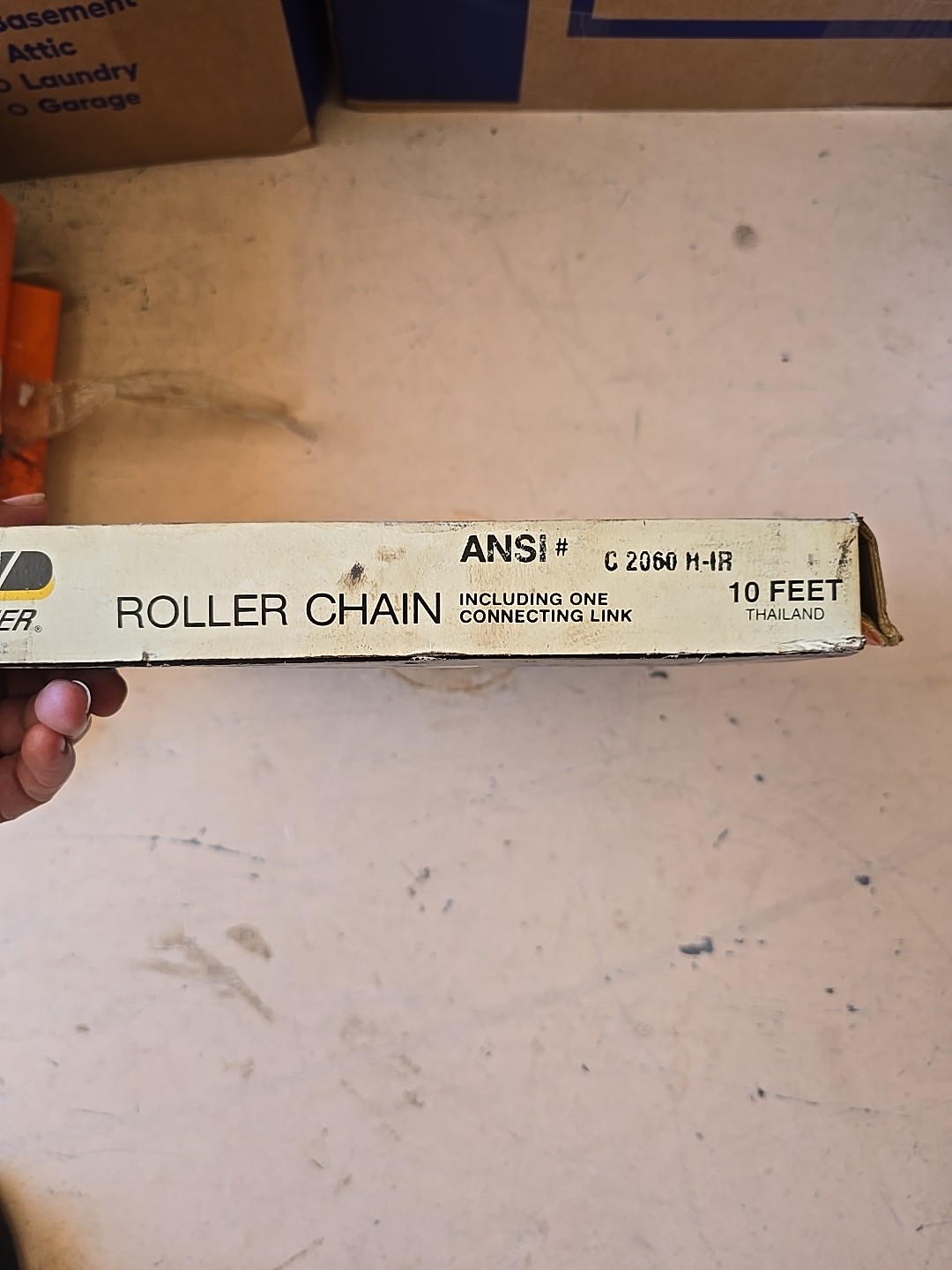 Peer Heavy Conveyor Roller Chain 10FT + 1 Connecting Link C2060H-IR