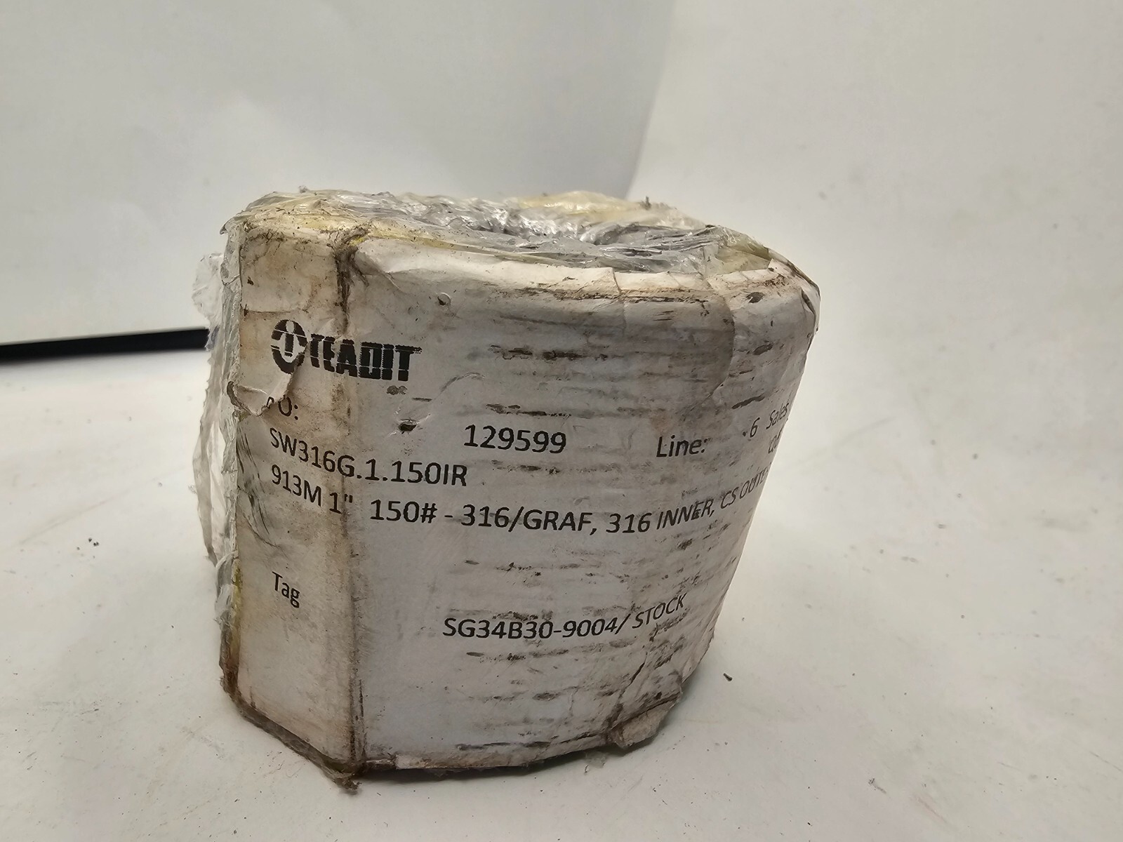 (QTY 20) Teadit SW316G.1.150IR, Spiral Wound Gasket, 913M, 1 ” 150# Class