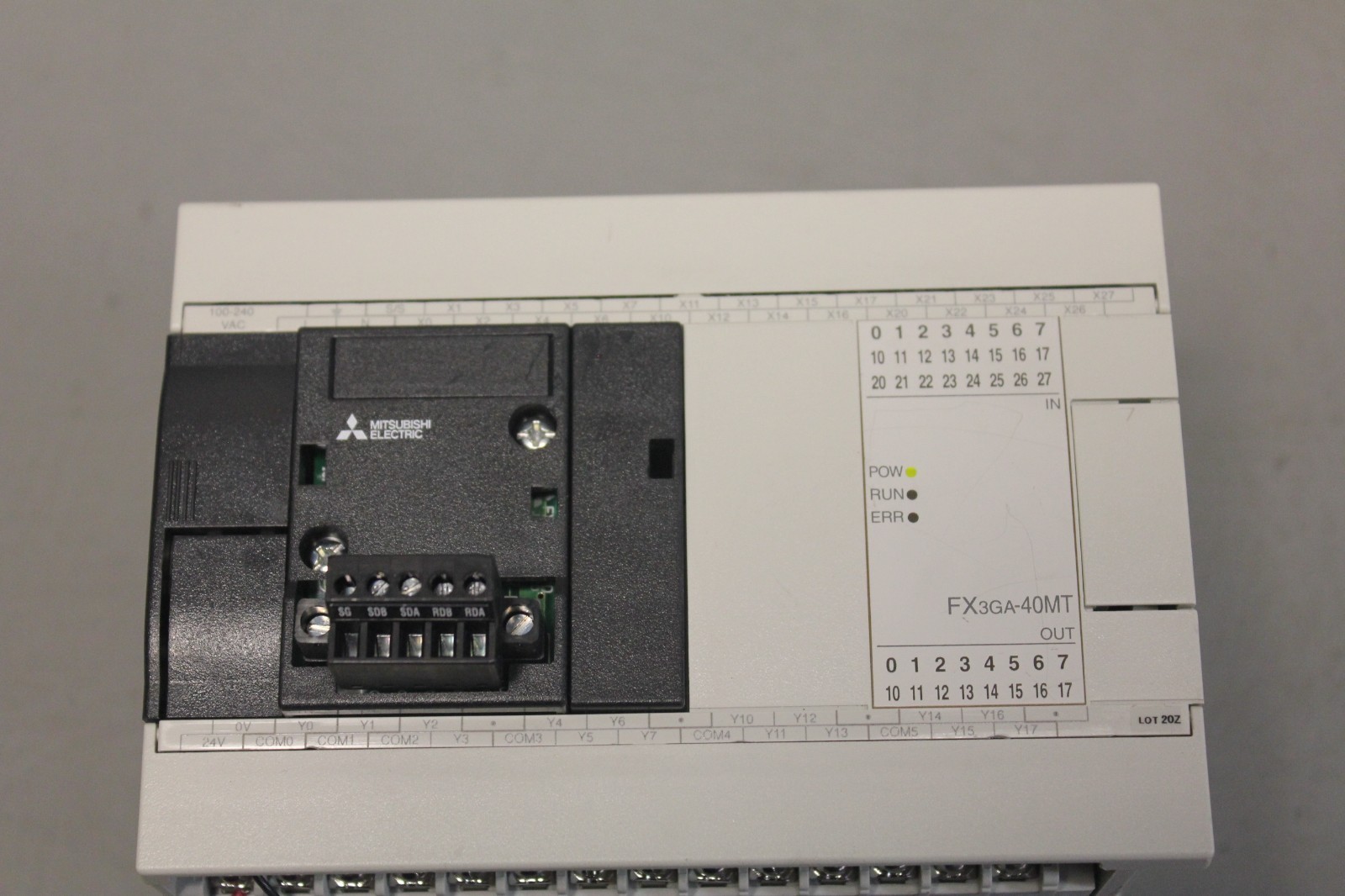 MITSUBISHI PLC MODULE FX3GA-40MT-CM