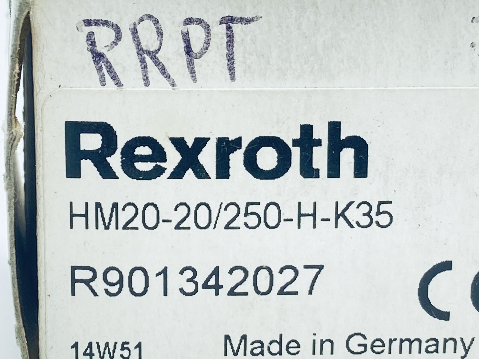 UNUSED REXROTH R901342027 PRESSURE TRANDSDUCER SENSOR 0-250BAR HM20-20/250-H-K35