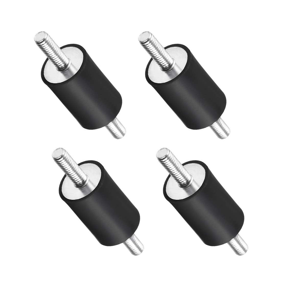 20 x 30mm Rubber Mounts Vibration Isolators with M6 x 18mm Studs 4pcs