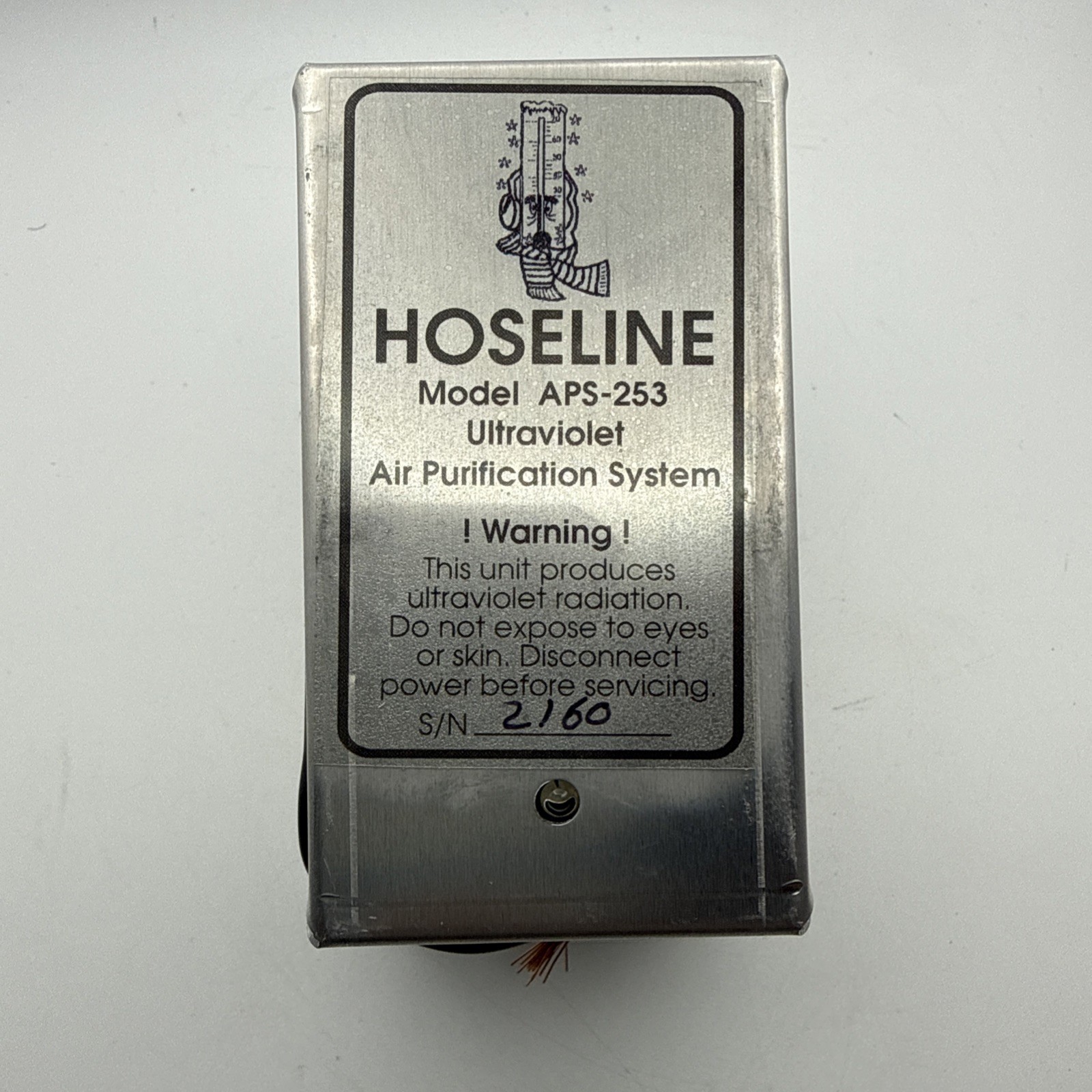 Hoseline APS-253 Ultraviolet Air Purification System
