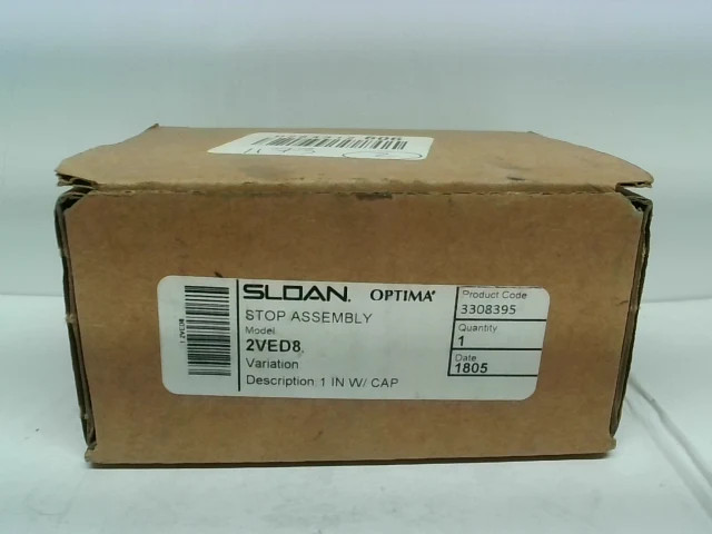 Sloan OPTIMA 1″ Stop Assembly 2VED8-New No Box
