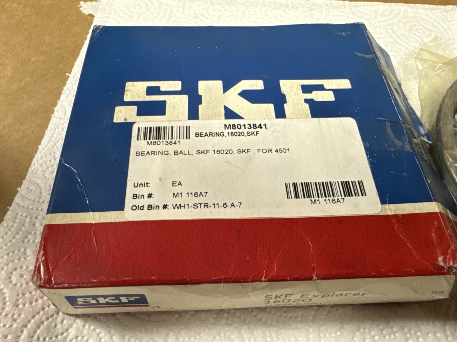 SKF 16020 Explorer Single Row Ball Bearing FAST SHIPPING