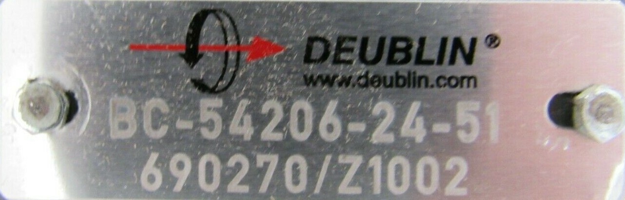 NEW DEUBLIN BC-54206-24-51 ROTATING UNION 1-1/2″ CR LH BC542062451