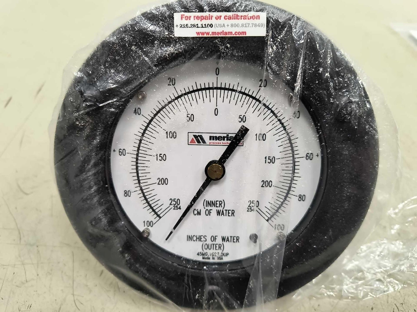 Unused Meriam Z1124FF-B Bellows D/P Indicator