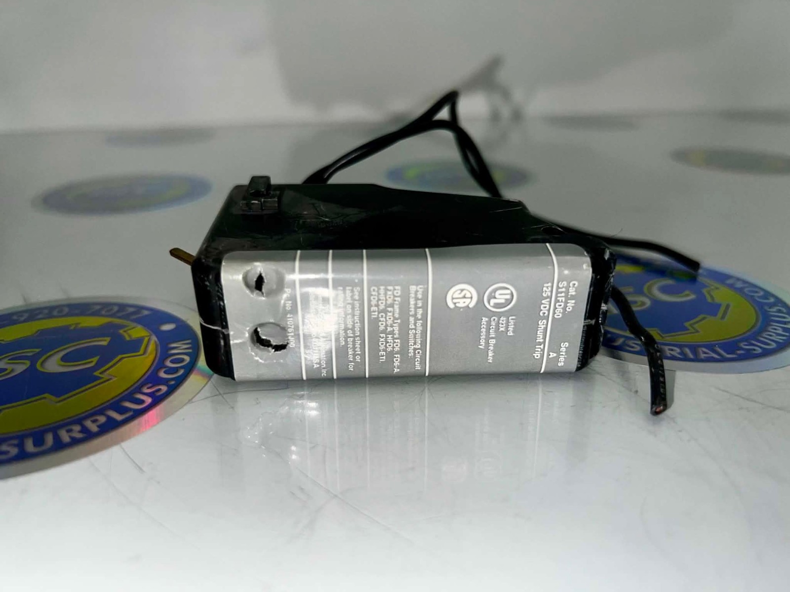 Siemens Sentron S11FD60 Series A Molded Case Circuit Breaker Shunt Trip Used