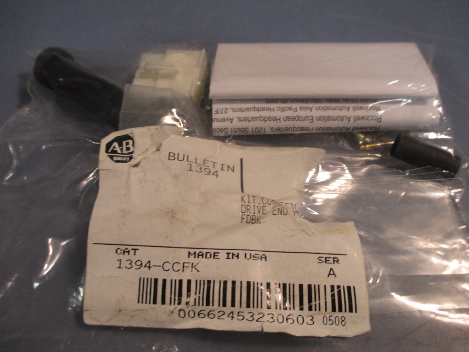 Allen-Bradley Drive End Motor FDBK Connector Kit Series A 1394-CCFK