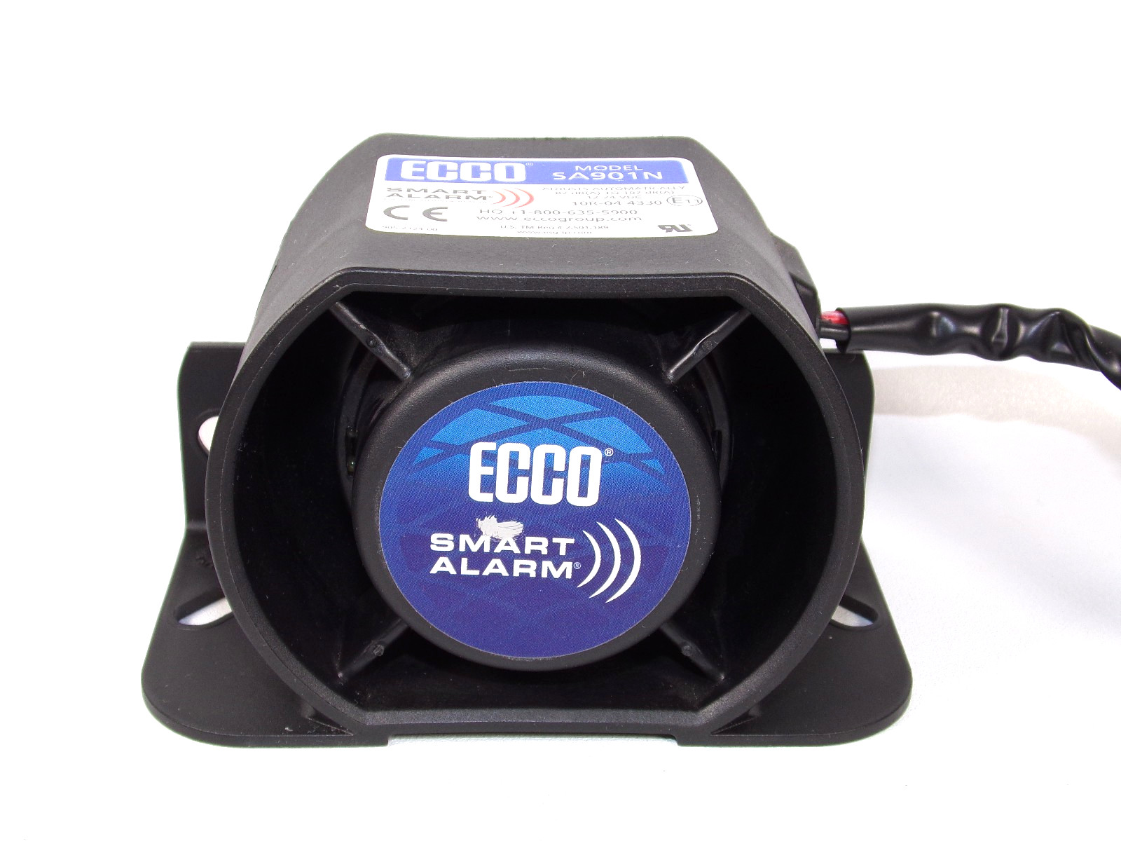 ECCO Smart Alarm SA901N Adjusts Automatically 82dB(A) to 107 dB(A), 12-24VDC