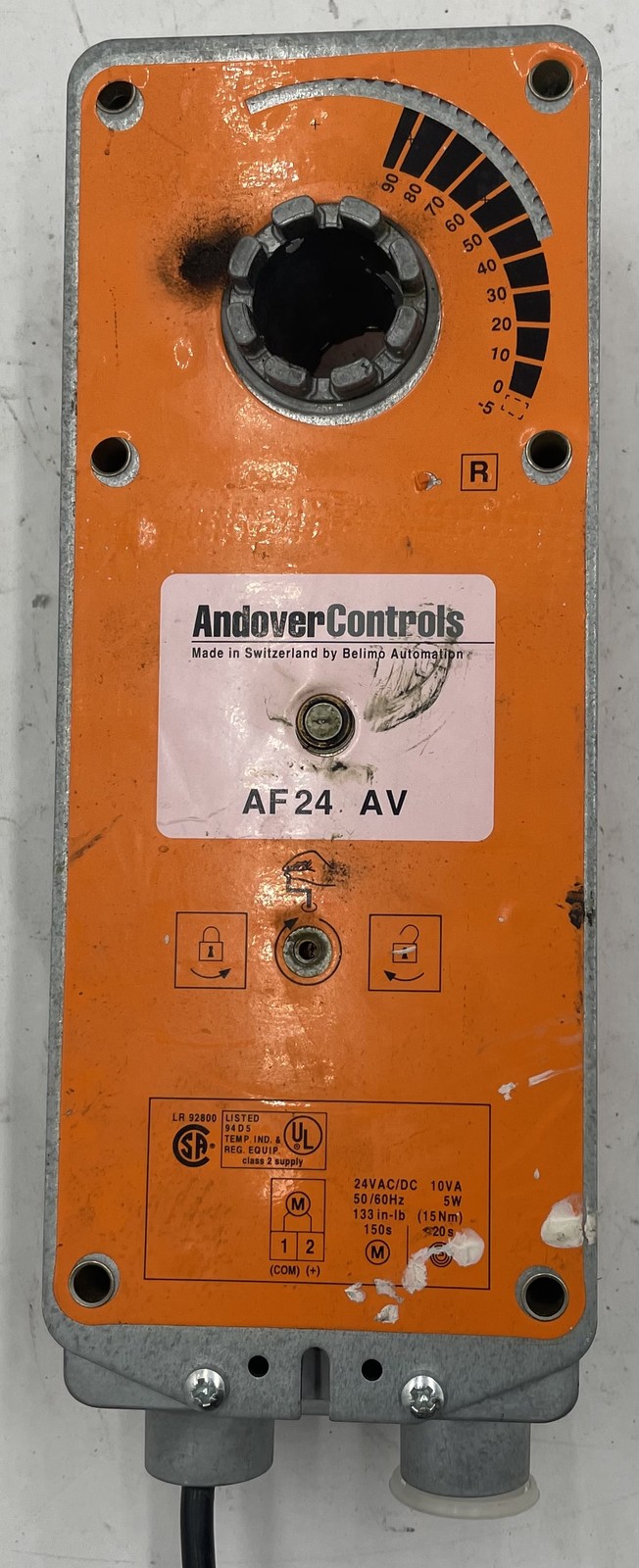 Andover Controls AF24 AV Spring Return Damper Actuator
