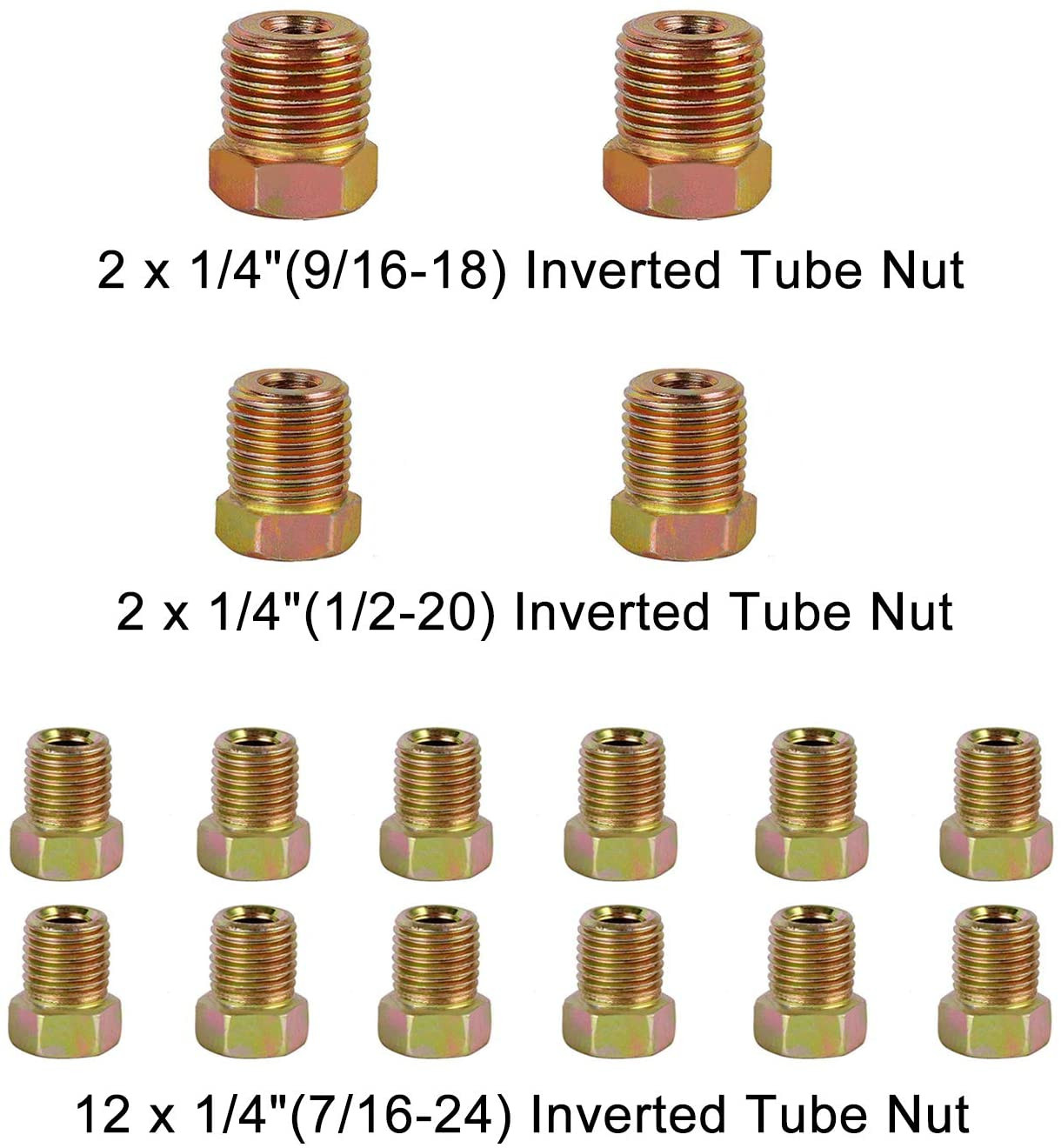 Muhize 1/4 Brake Line, Upgraded 25 Ft. of 1/4 Flexible Copper Coated Brake Line