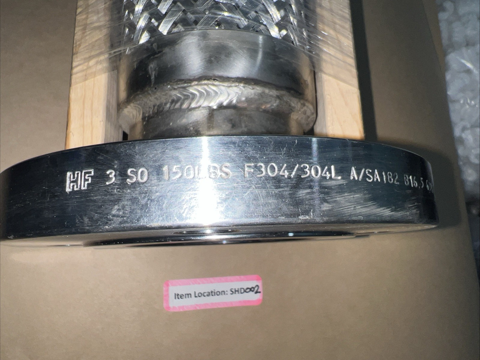 Flanged Stainless Braided Flex Hose Pipe Expansion Joint Indexable 3″ ID x 12″ L