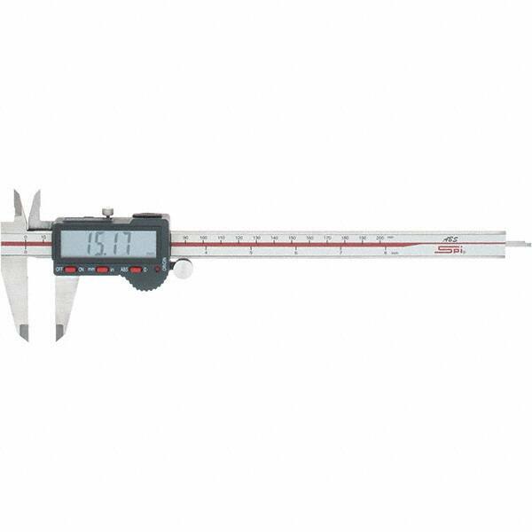 SPI 0 to 200mm Range, 0.01mm Resolution, Electronic Caliper Stainless Steel w…