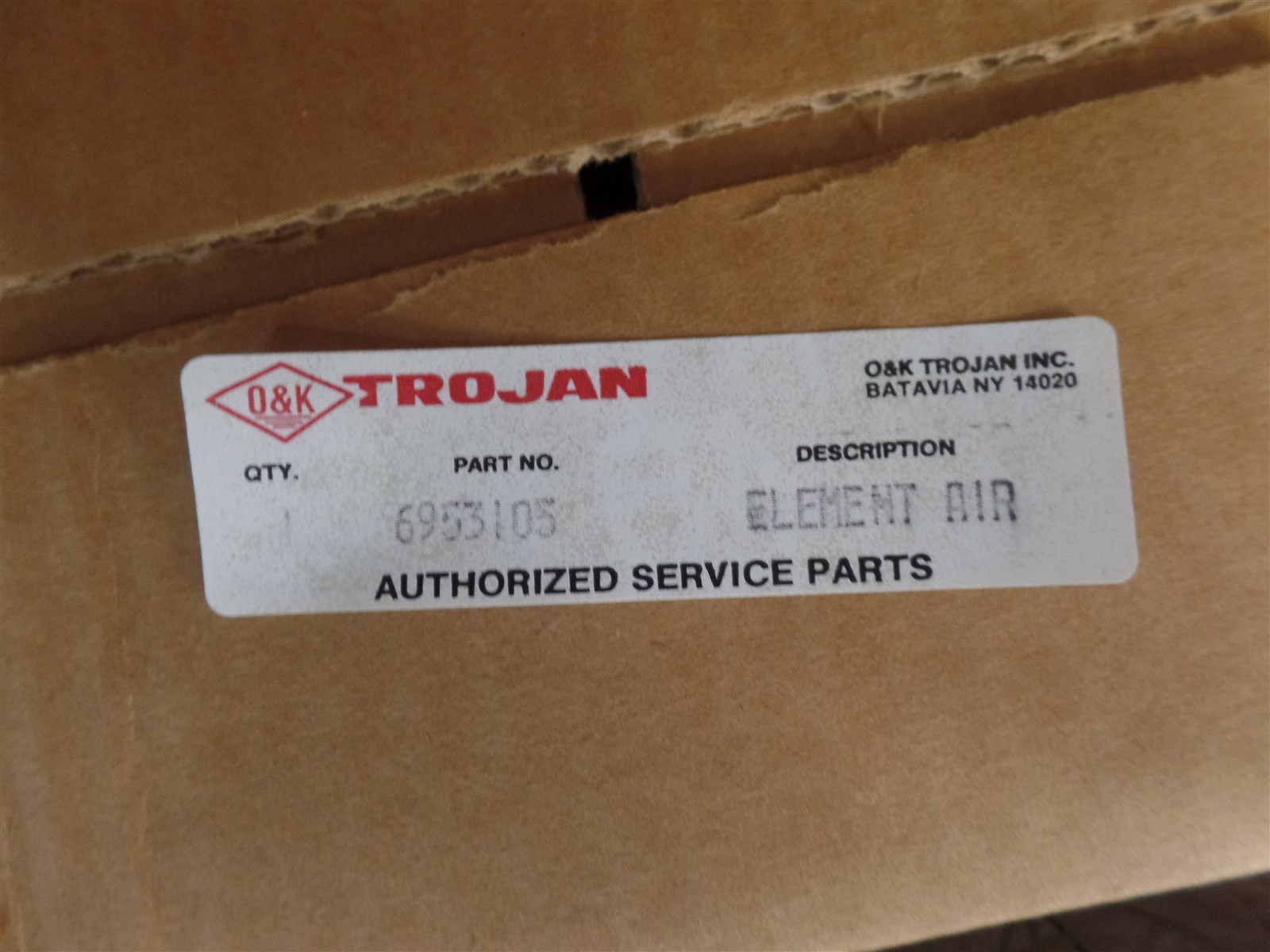 GENUINE TROJAN O&K 10462054800 ENGINE FILTER KIT, 4620548, TEREX 10-462054800