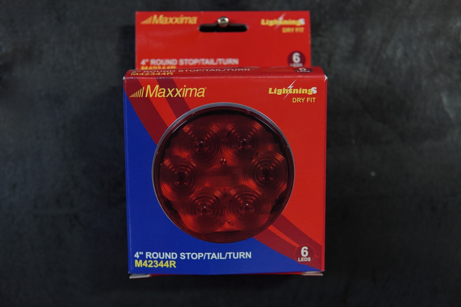 Maxxima M42344R 4” Round Red STT Grommet Mount DryFit Connector
