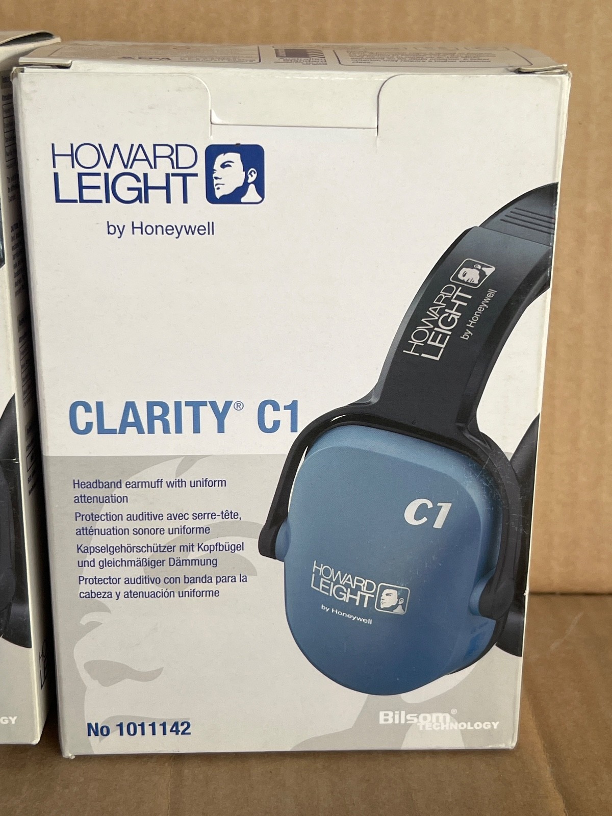 (Lot 2 Pcs) Howard Leight Clarity® C1 Headband Earmuffs 1011142 By Honeywell