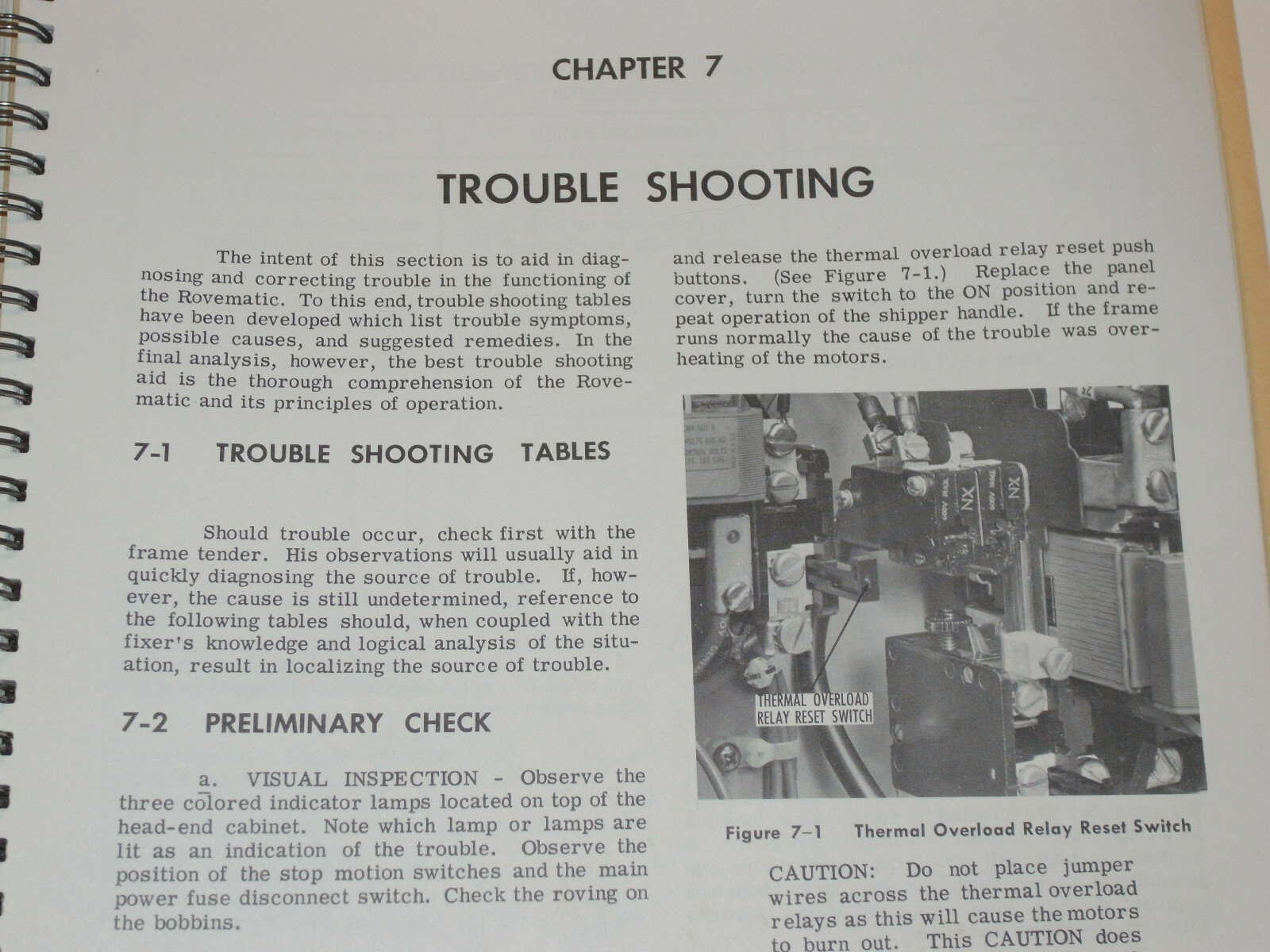 SACO-LOWELL ROVEMATIC INSTRUCTION MANUAL! 1at EDITION! 1964! PICTURES! OPERATION