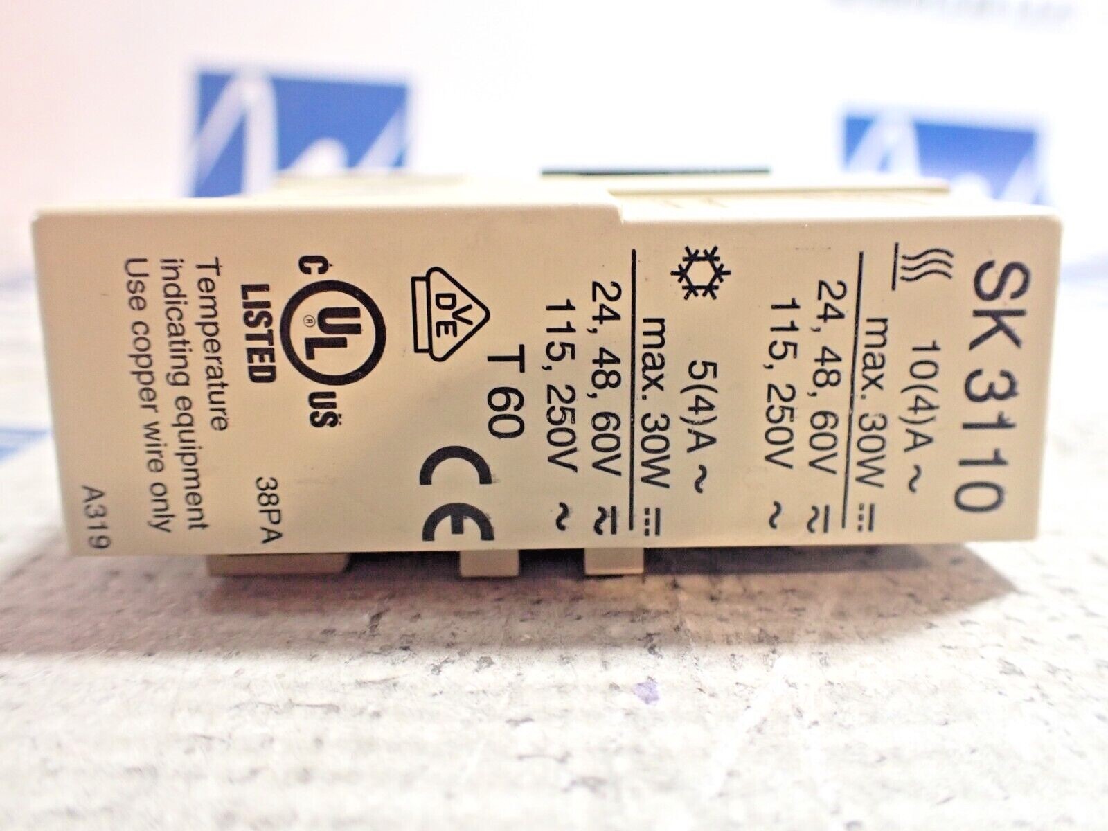 Rittal SK3110 Temperature Indicating Equipment 24,48,60V 115,250V Max 30W