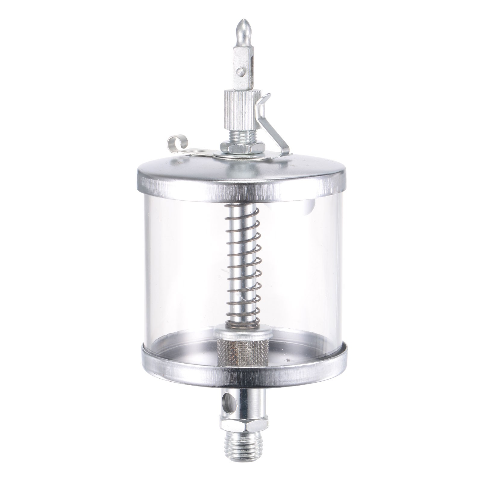 Needle Valve Type Oil Cup M14 x 1.5 Thread 200ml Sight Gravity Drip Feed Oiler