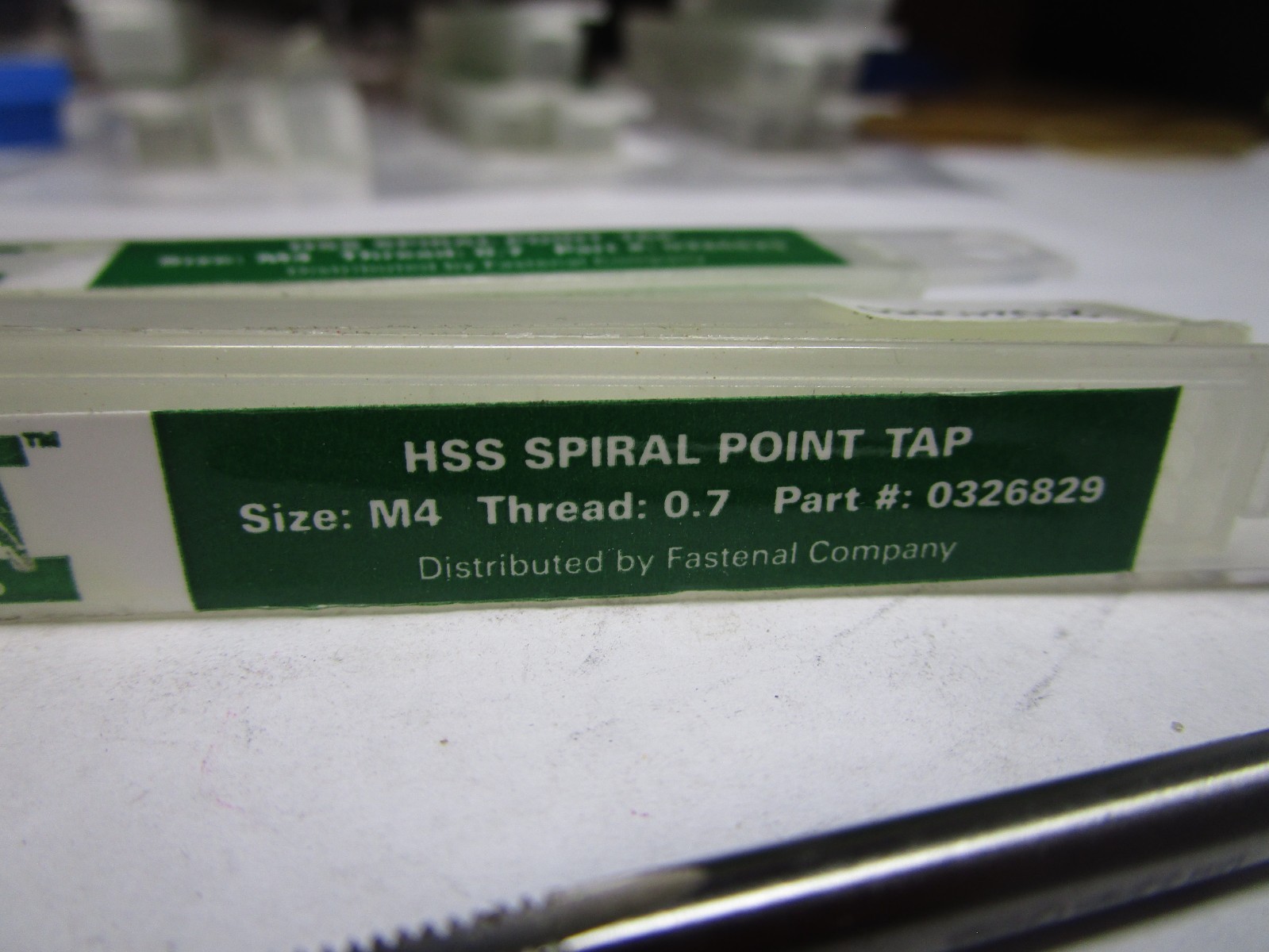M4-0.7 HSS 2 Flute D4 Plug Spiral Point Tap QTY 2